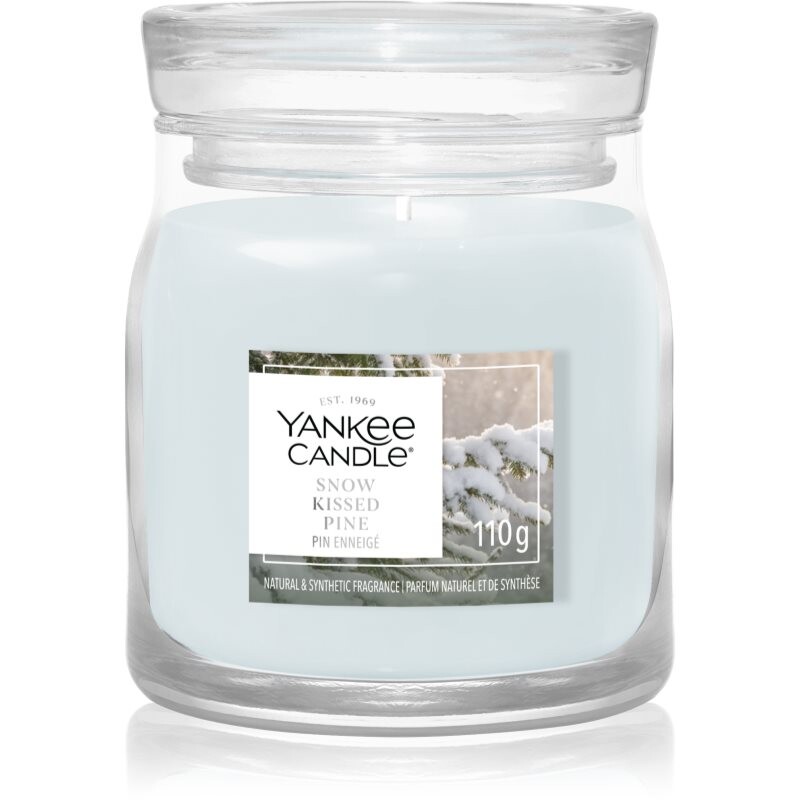 Yankee Candle Snow Kissed Pine scented candle Signature 110 g