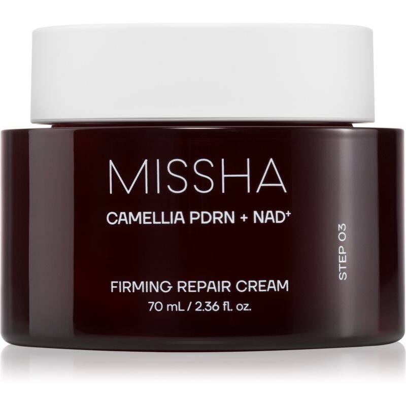 Missha Camellia PDRN NAD+ Firming Repair Cream regenerating face cream with firming effect 70 g