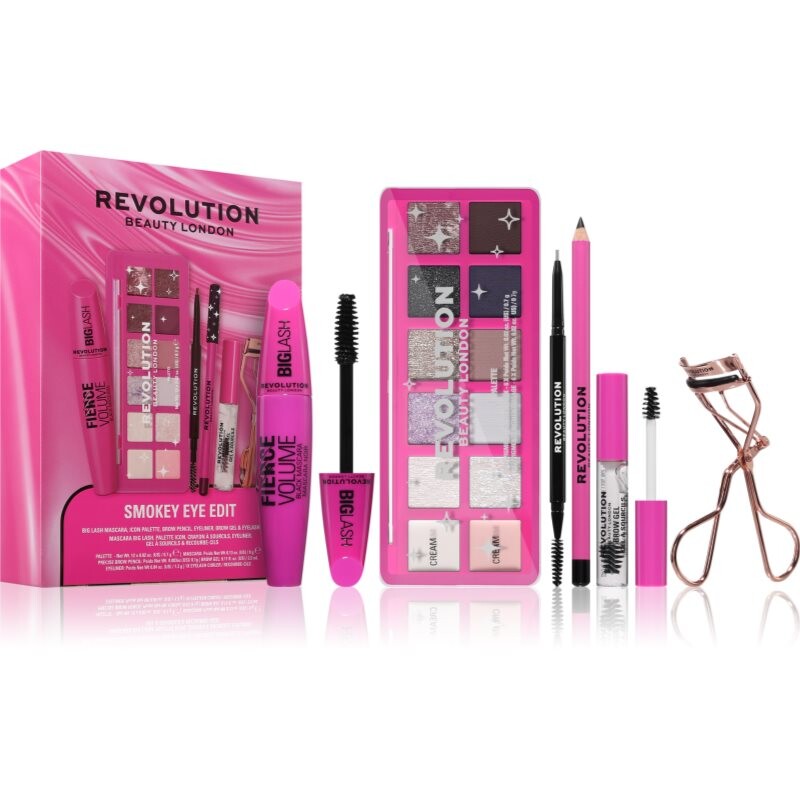Revolution Smokey Eye Edit gift set for eyes and eyebrows for women 1 pc