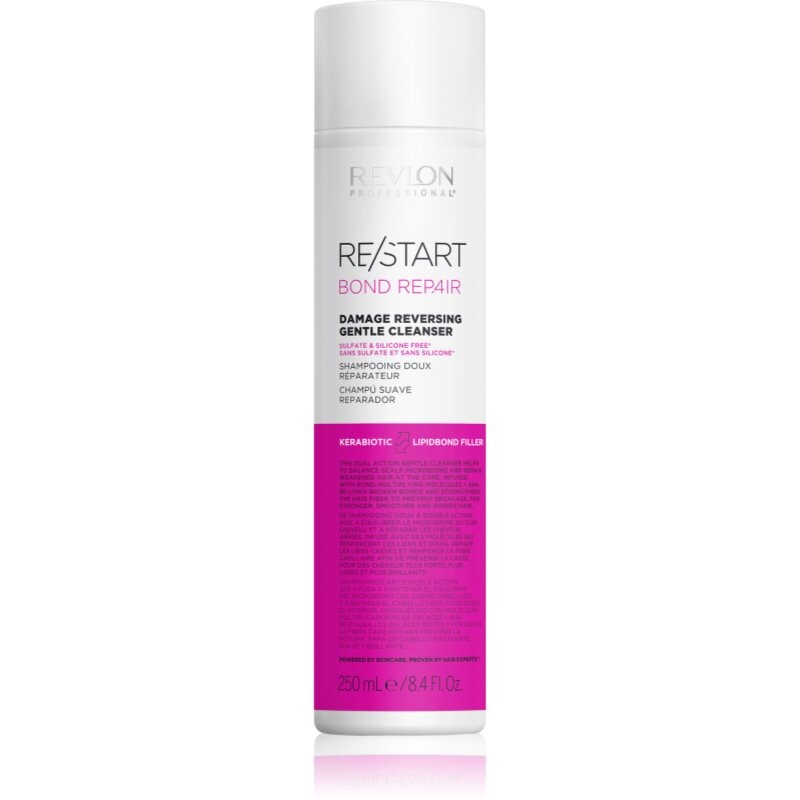 Revlon Professional Re/Start BOND REPAIR Damage Reversing Gentle Cleanser restoring shampoo for damaged hair 250 ml