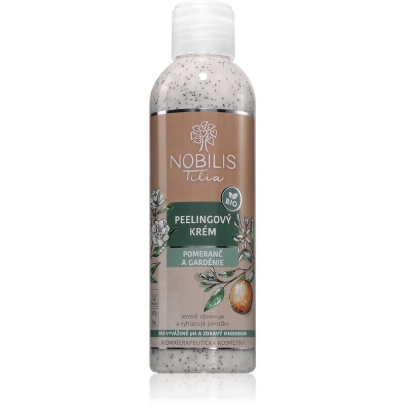 Nobilis Tilia Exfoliating Cream shower cream with exfoliating effect fragrance Pomeranč a Gardénie 200 ml