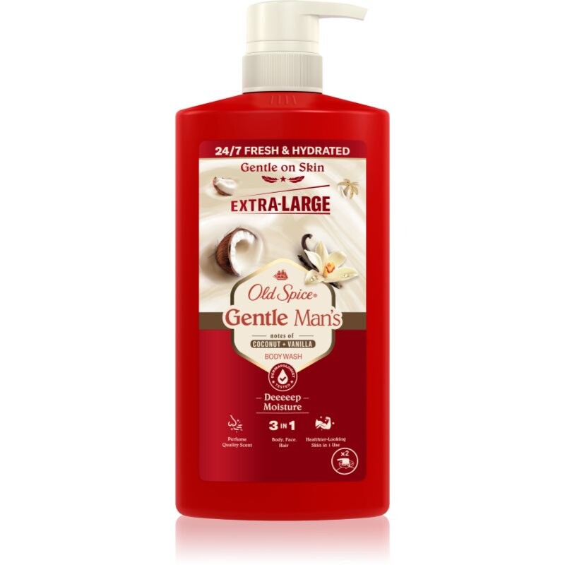 Old Spice Gentle Man's Coconut & Vanilla shower gel 3-in-1 800 ml