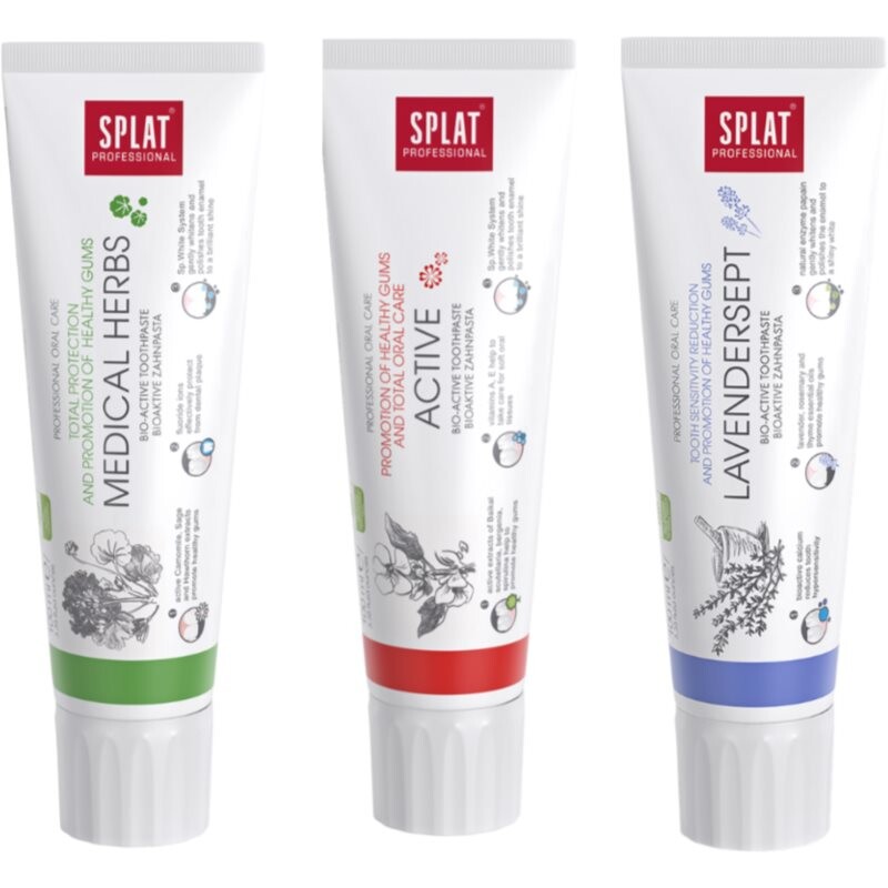 Splat Trio set toothpaste