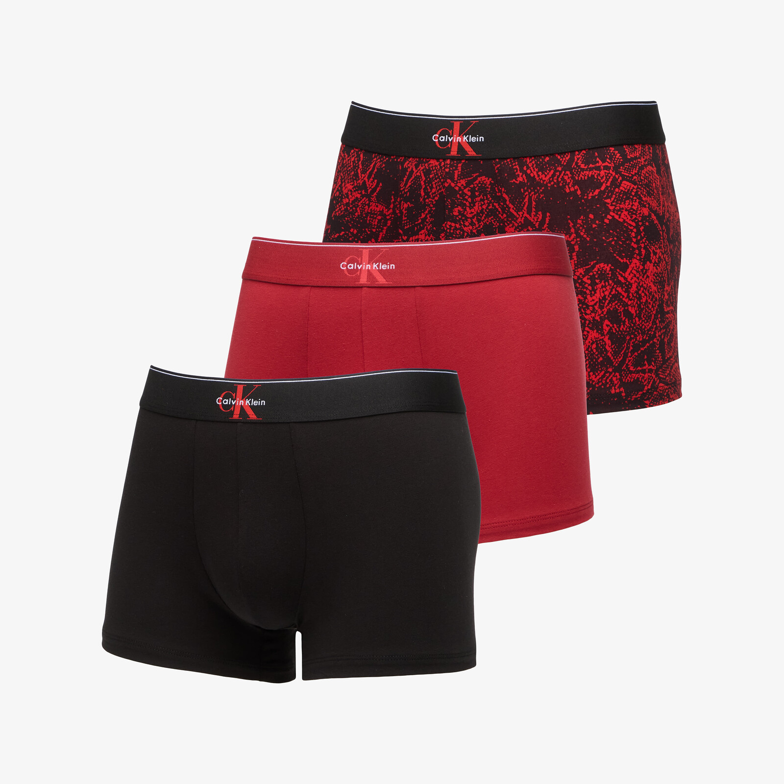 Calvin Klein Trunk 3-Pack Red L