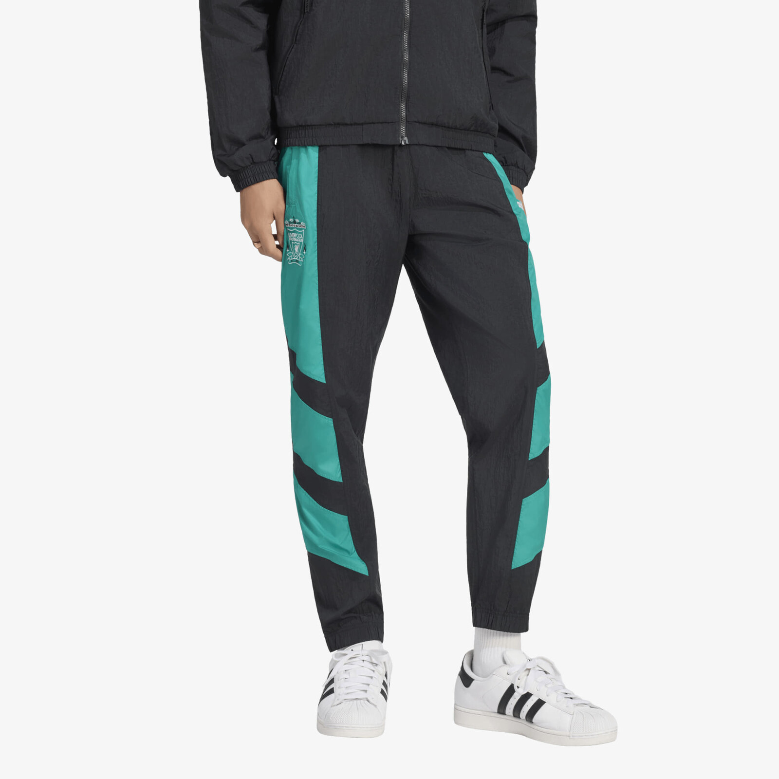Pants adidas Liverpool FC EQT Track Pants Black/ Equipment Green XXL
