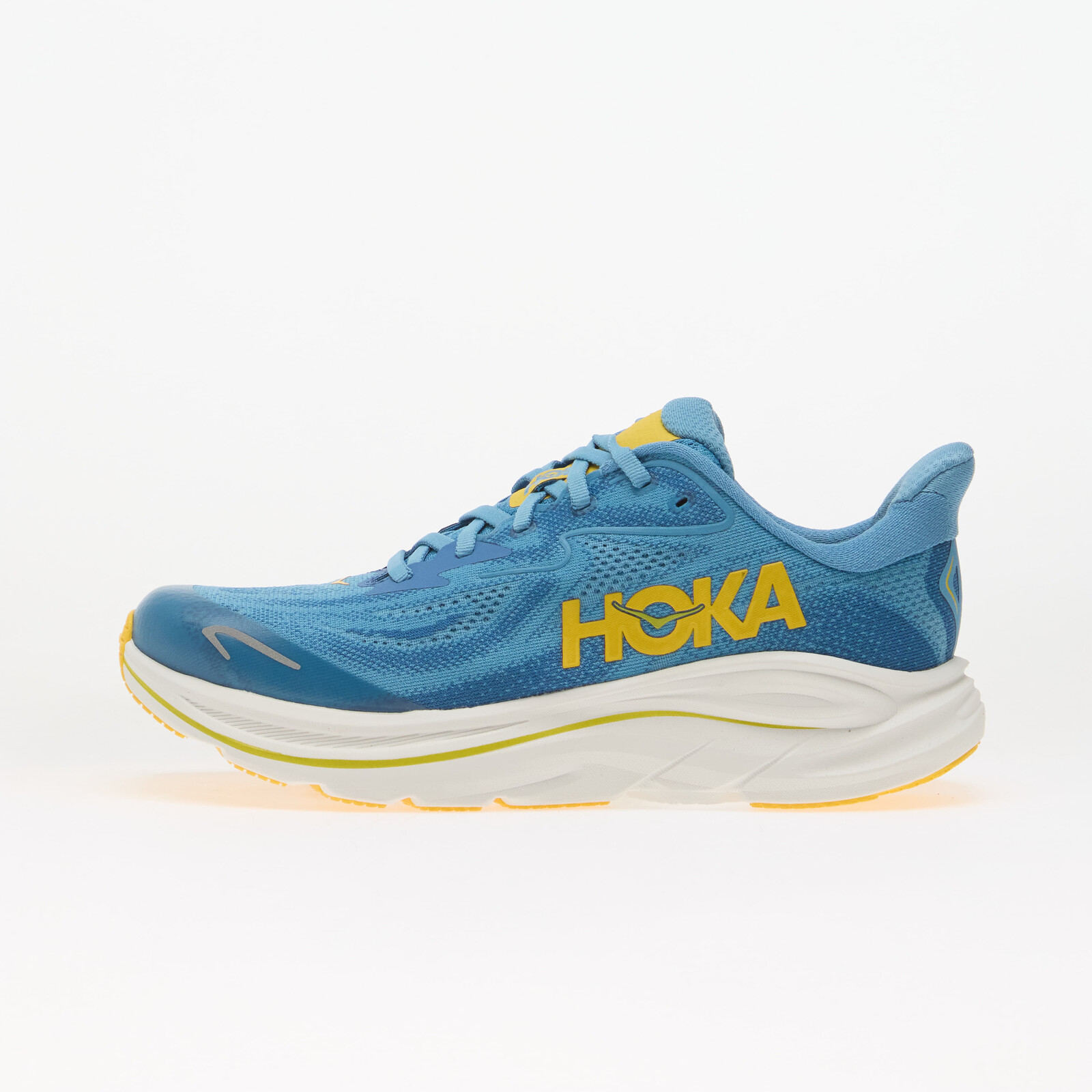 Hoka® Y Clifton 10 Big Kids Alpine Blue/ Foggy Night 6