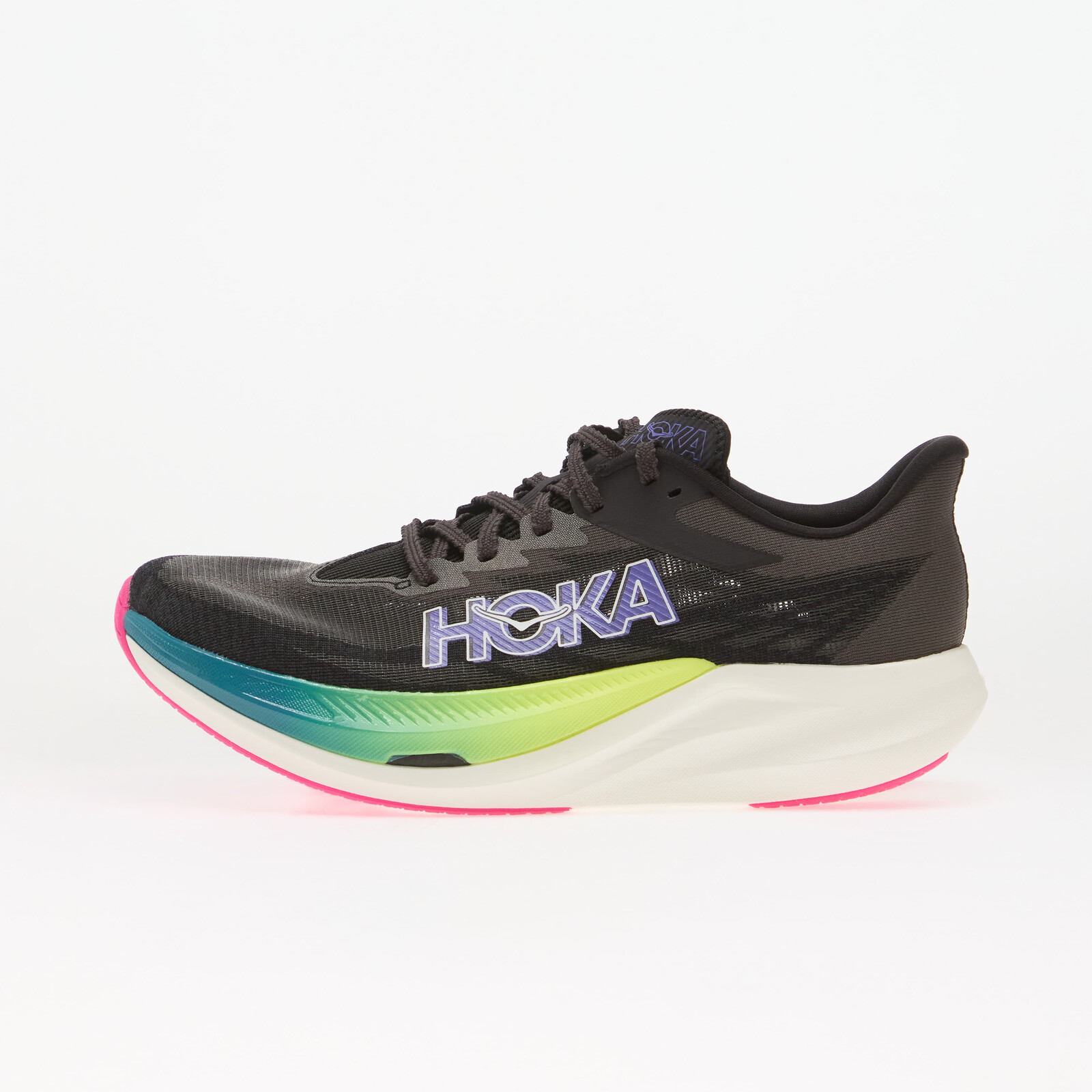 Sneakers Hoka® U Rocket X 3 Black/ Neon Nebula UK 10.5