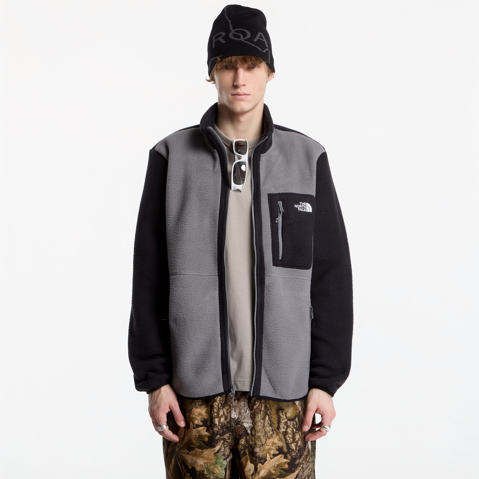 Sweatshirt The North Face Yumiori Full Zip Smoked Pearl/TNF Black XL