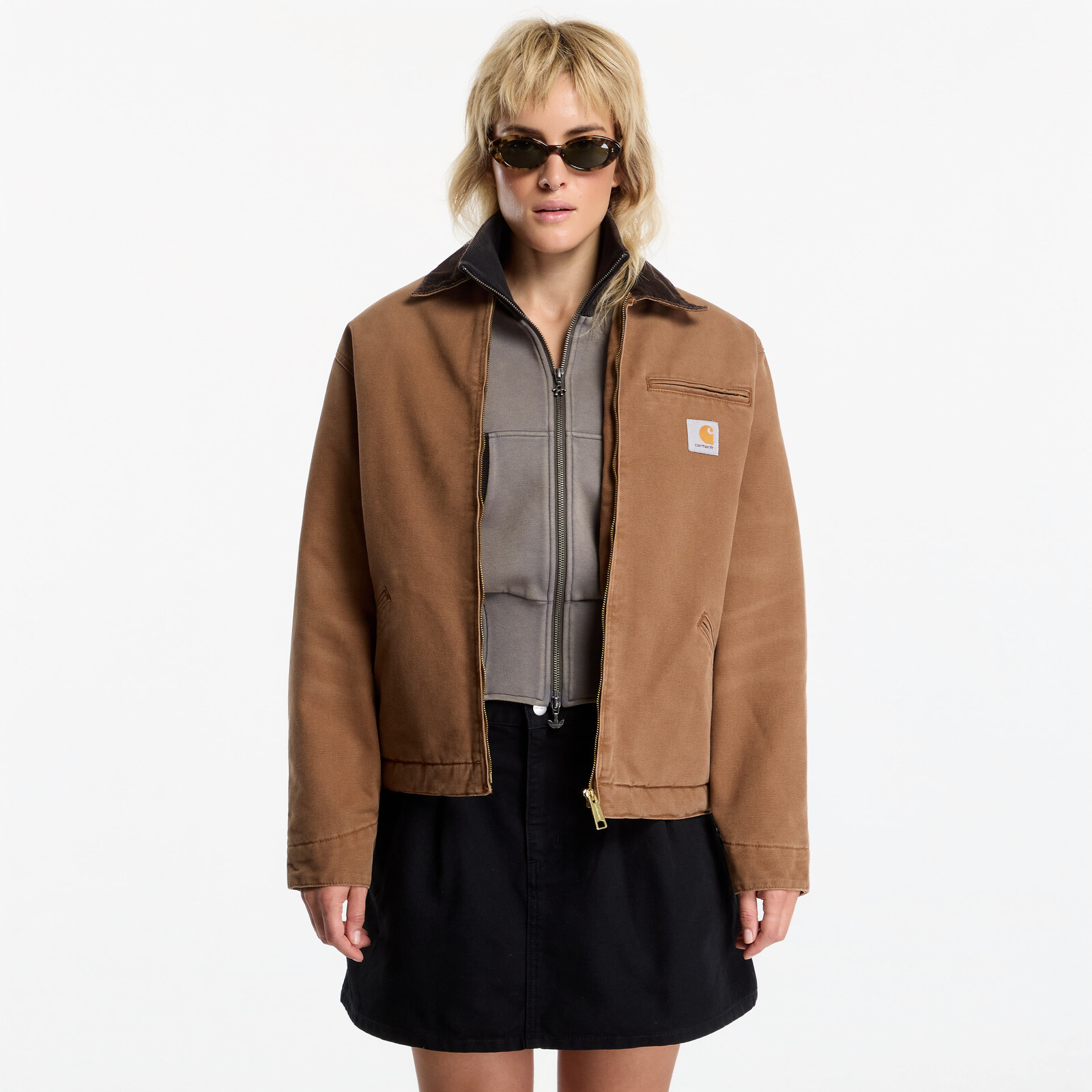 Jacket Carhartt WIP OG Detroit Jacket UNISEX WIP H Brown/ Tobacco Stone Canvas M