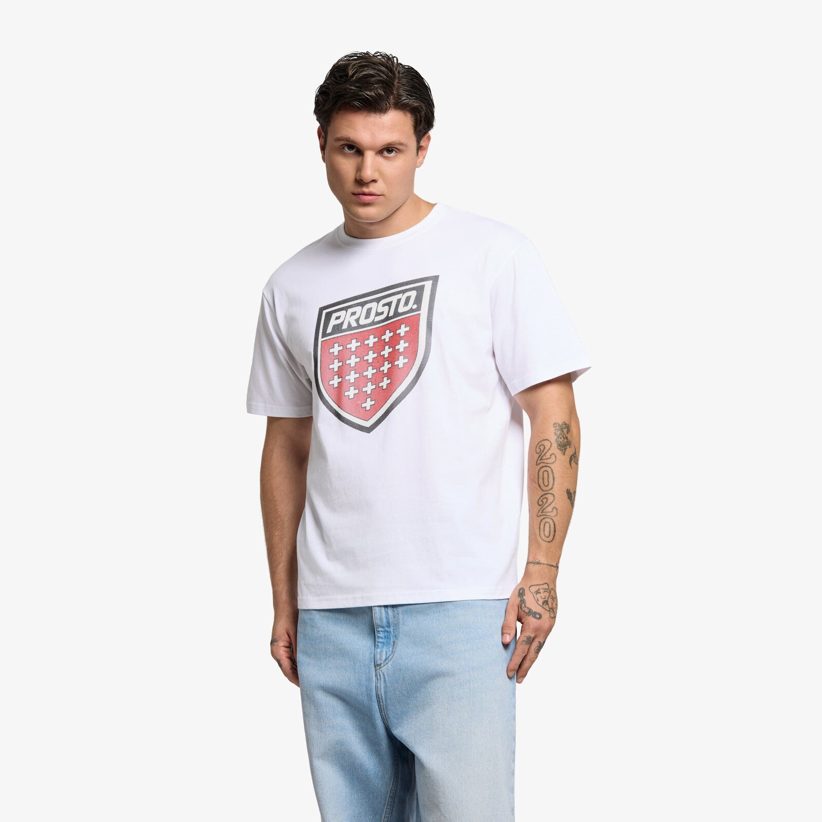T-shirt Prosto T-shirt Infine White L