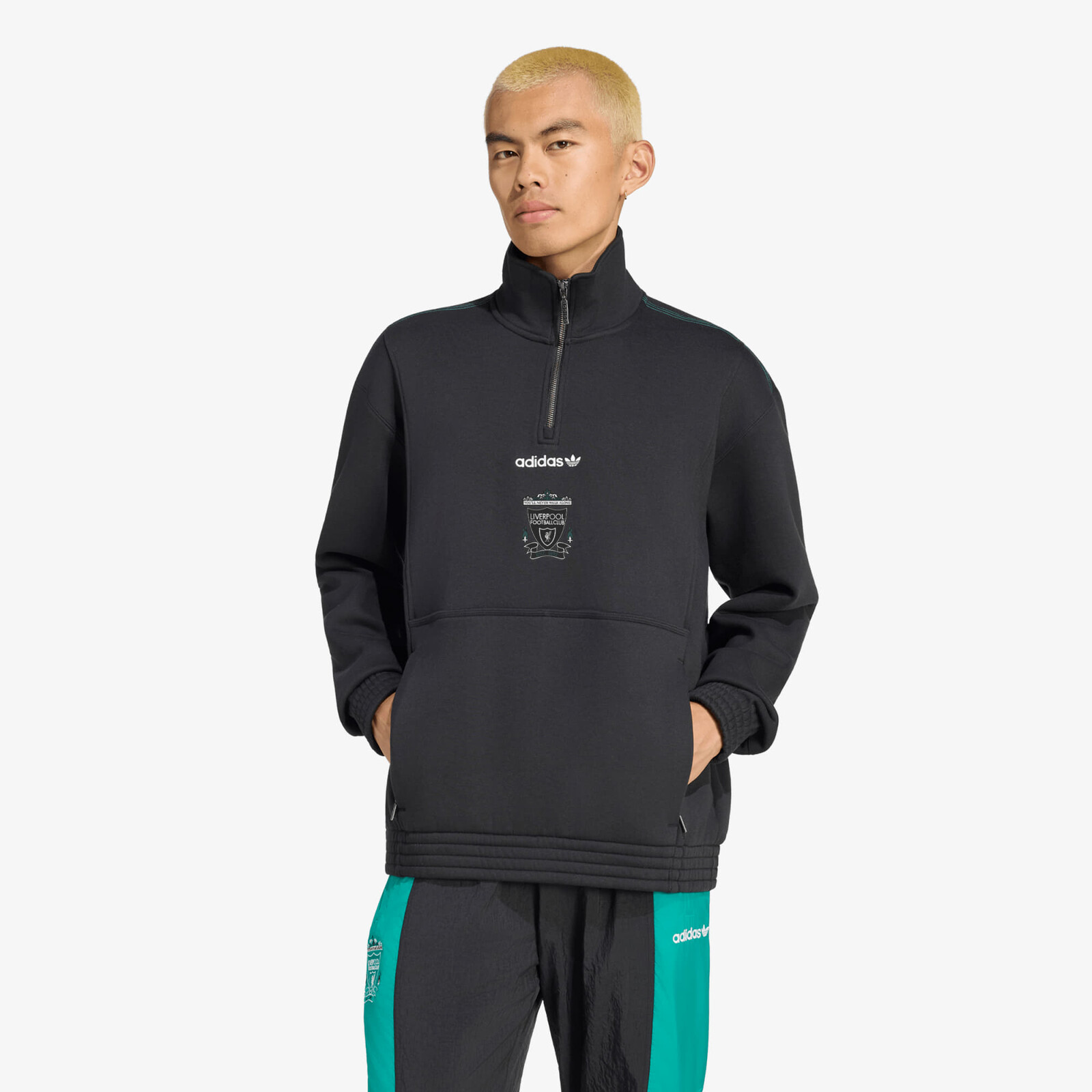 Sweatshirt adidas Liverpool FC EQT Half Zip Top Black XL