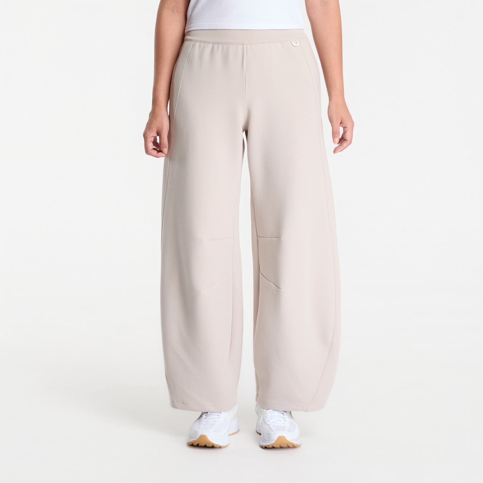 Pants Nike 24.7 ImpossiblySoft Women's High-Waisted Wide-Leg Pants Cream Ii/ Sail/ College Grey M