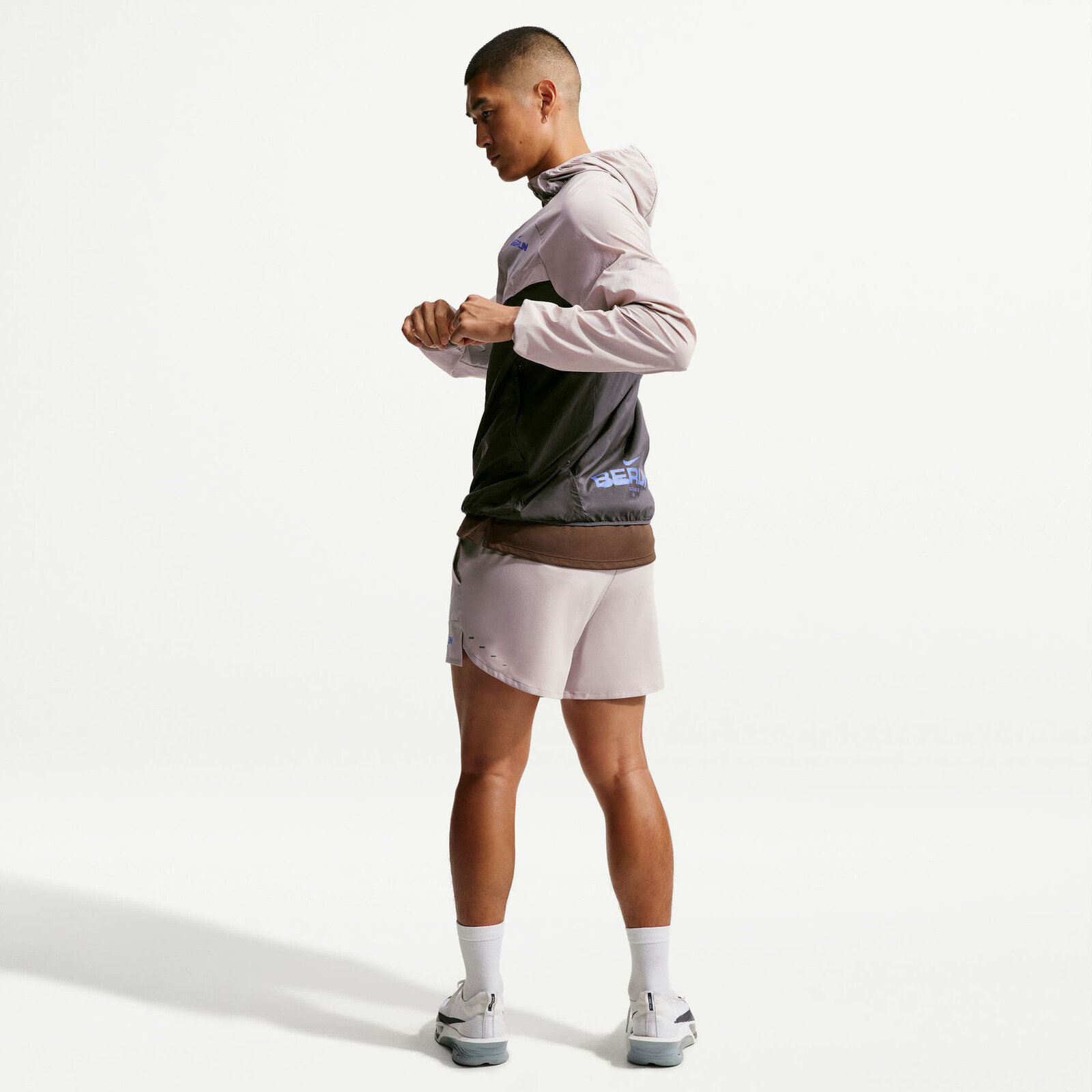 Jacket Nike Stride Men's Repel Running Jacket College Grey/ Anthracite XL