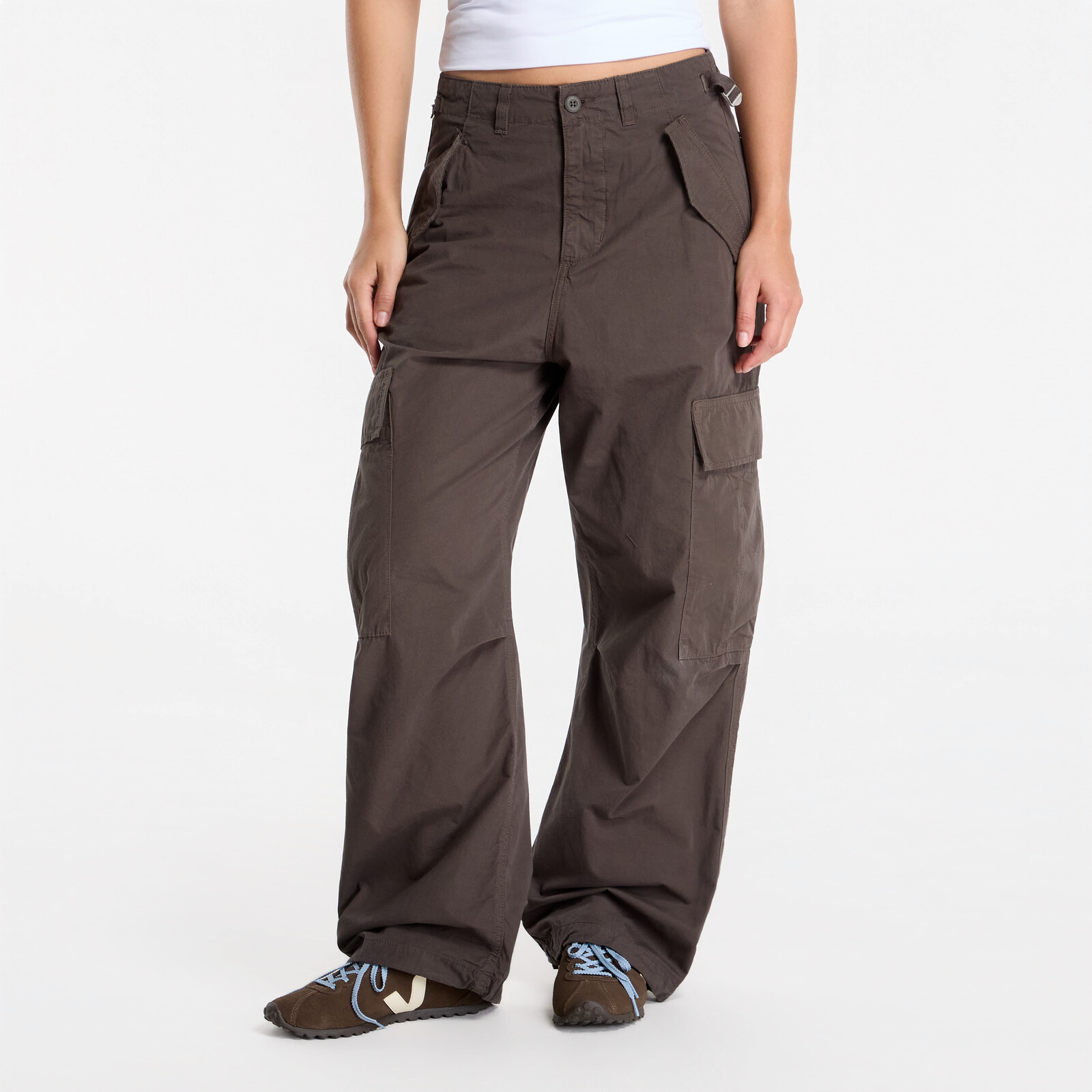 Pants Carhartt WIP Osborn Cargo Pant UNISEX Shungite Garment Dyed S
