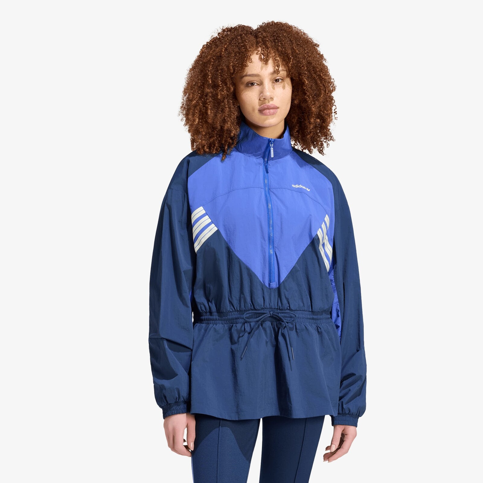 Jacket adidas Cutline Half Zip Dress Bold Blue/ Night Indigo S