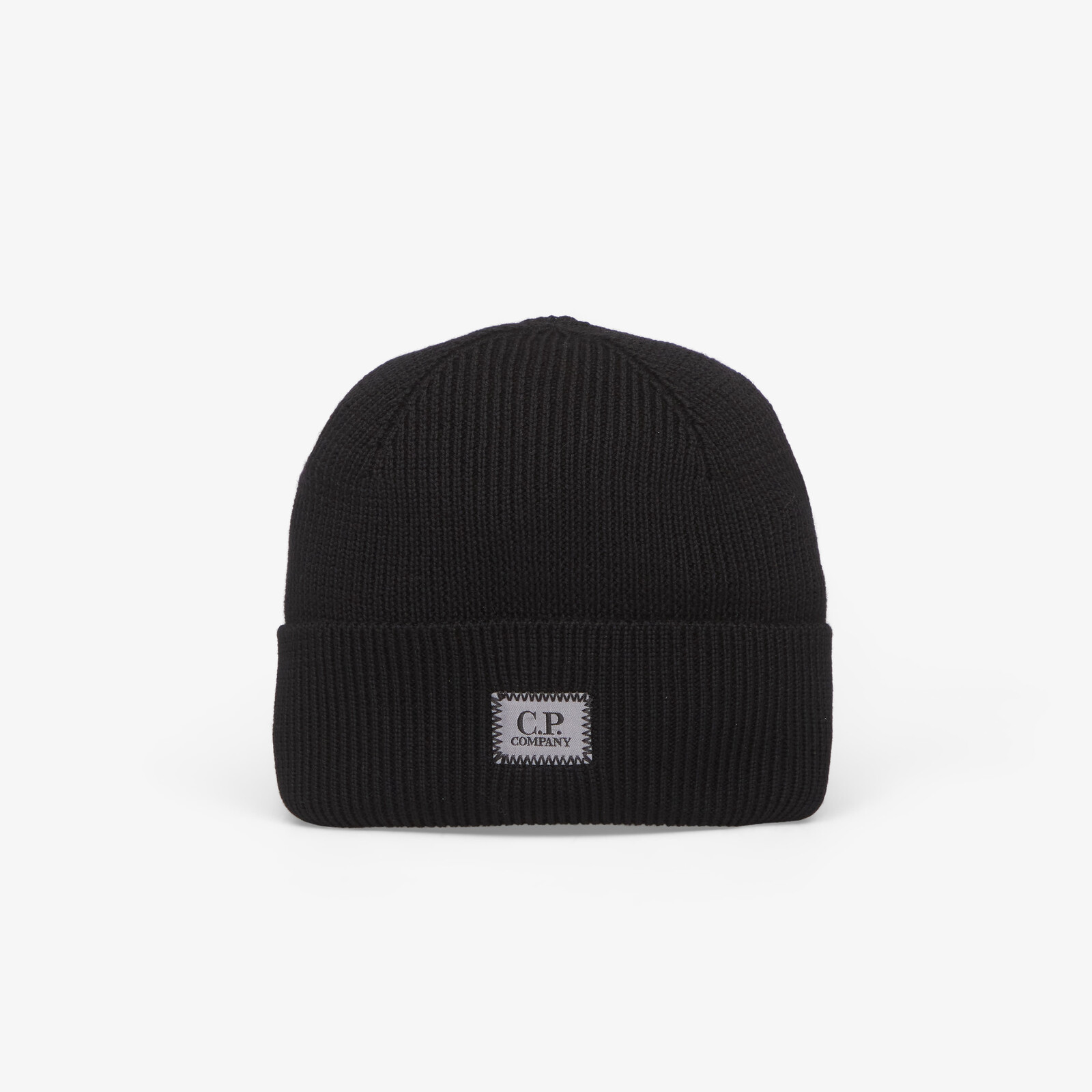 C.P. Company Extrafine Merino Wool Beanie Black Universal