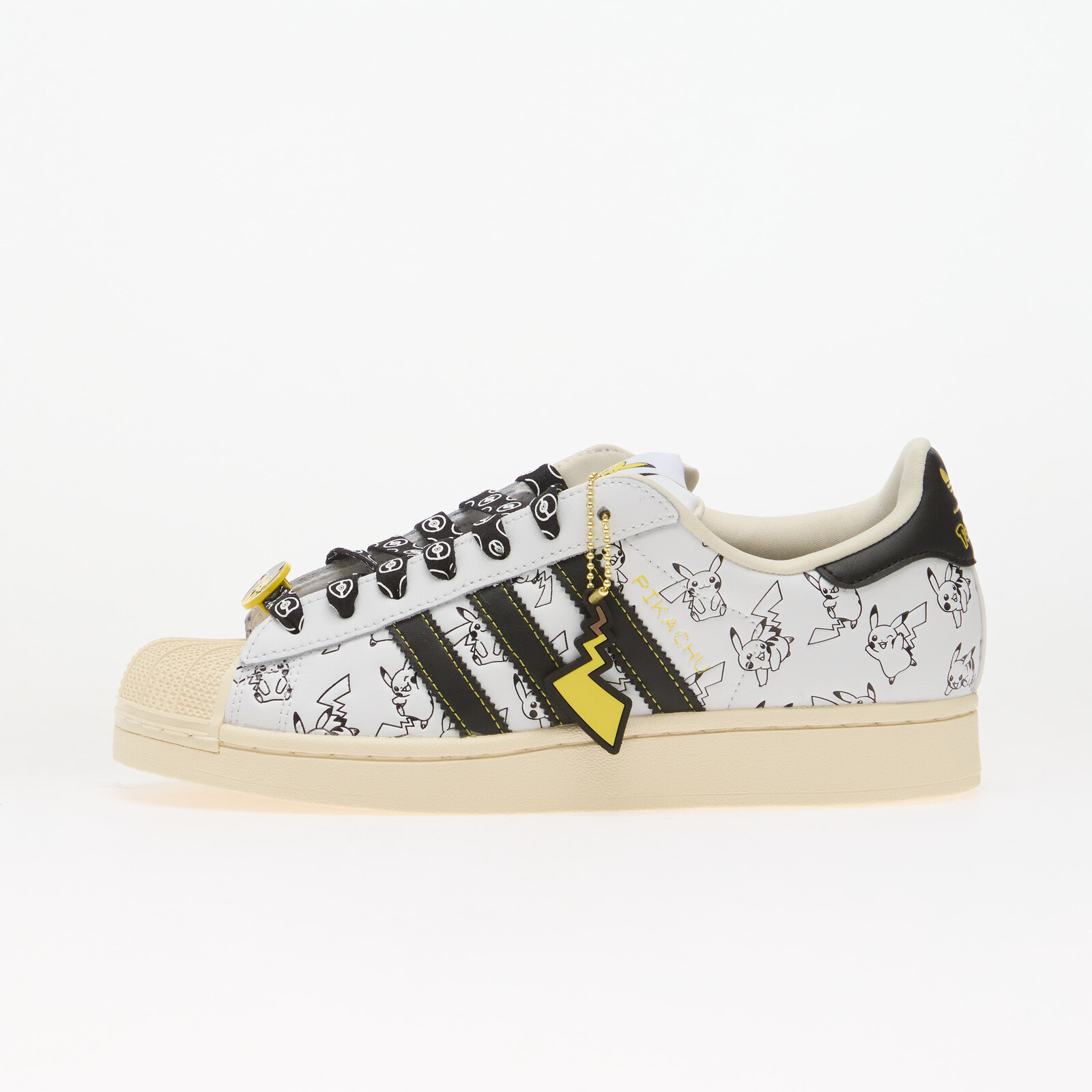 Sneakers adidas x Pokemon Superstar II (Pikachu) Cloud White/ Core Black/ Gold Metallic UK 12