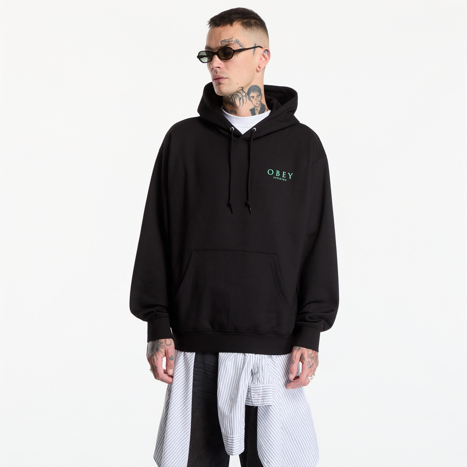 Sweatshirt Obey Flores Robus Black L