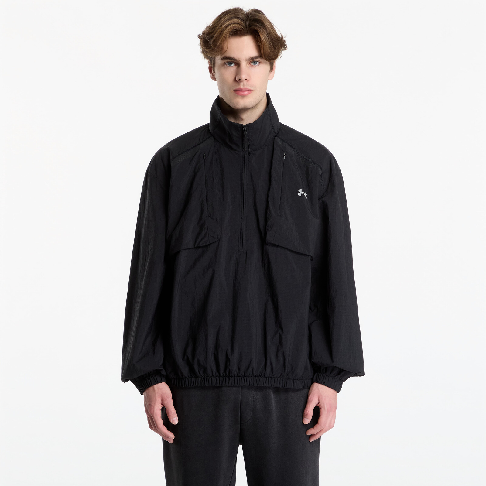 Jacket Under Armour Unstoppable Woven Half Zip Solid Ultimate Black S