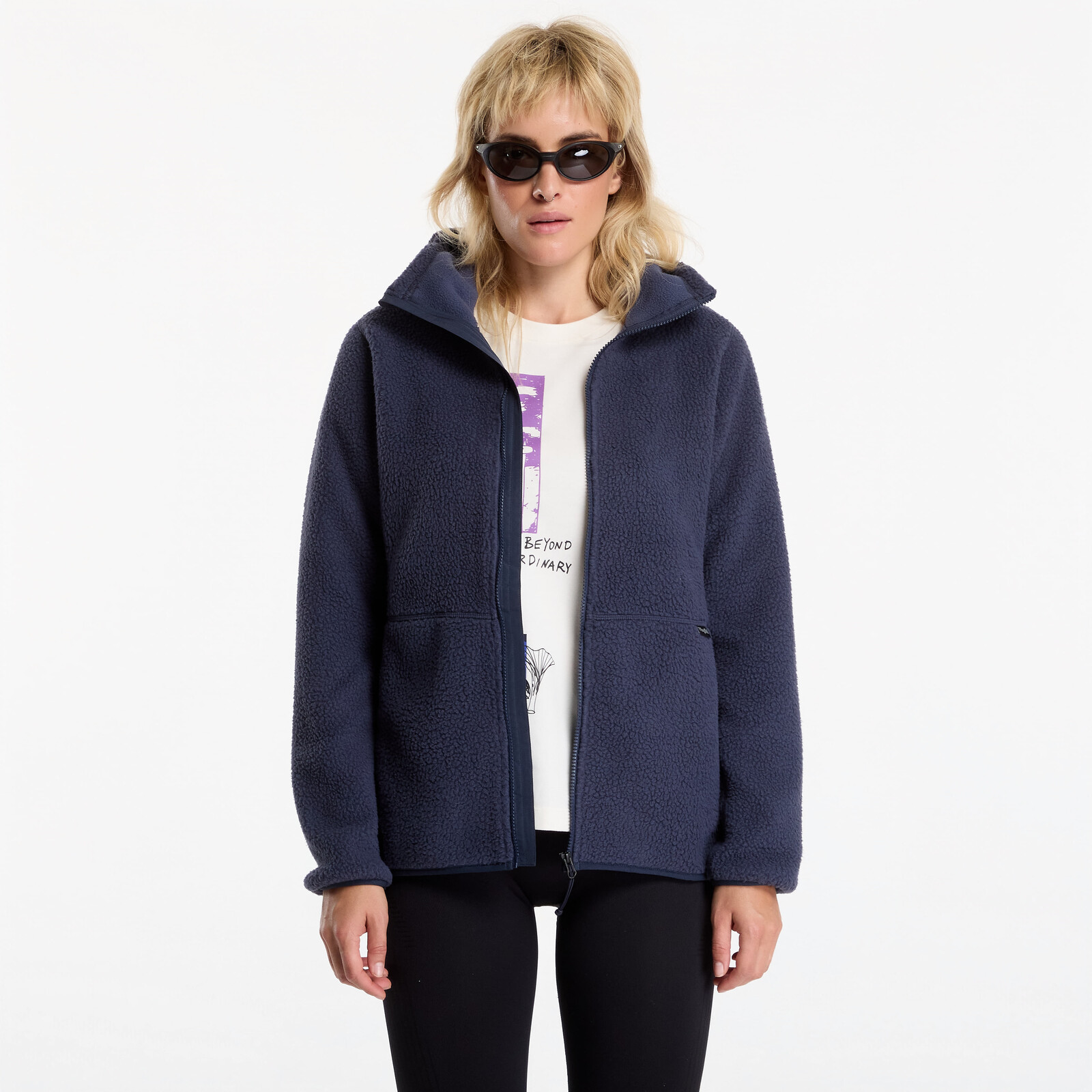 Sweatshirt Haglöfs Funäs Pile Hood Tarn Blue S