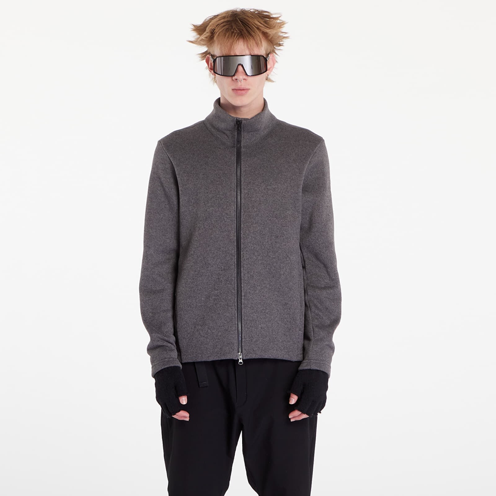 Sweater Poutnik by Tilak Monk Zip Sweater Ash Grey S