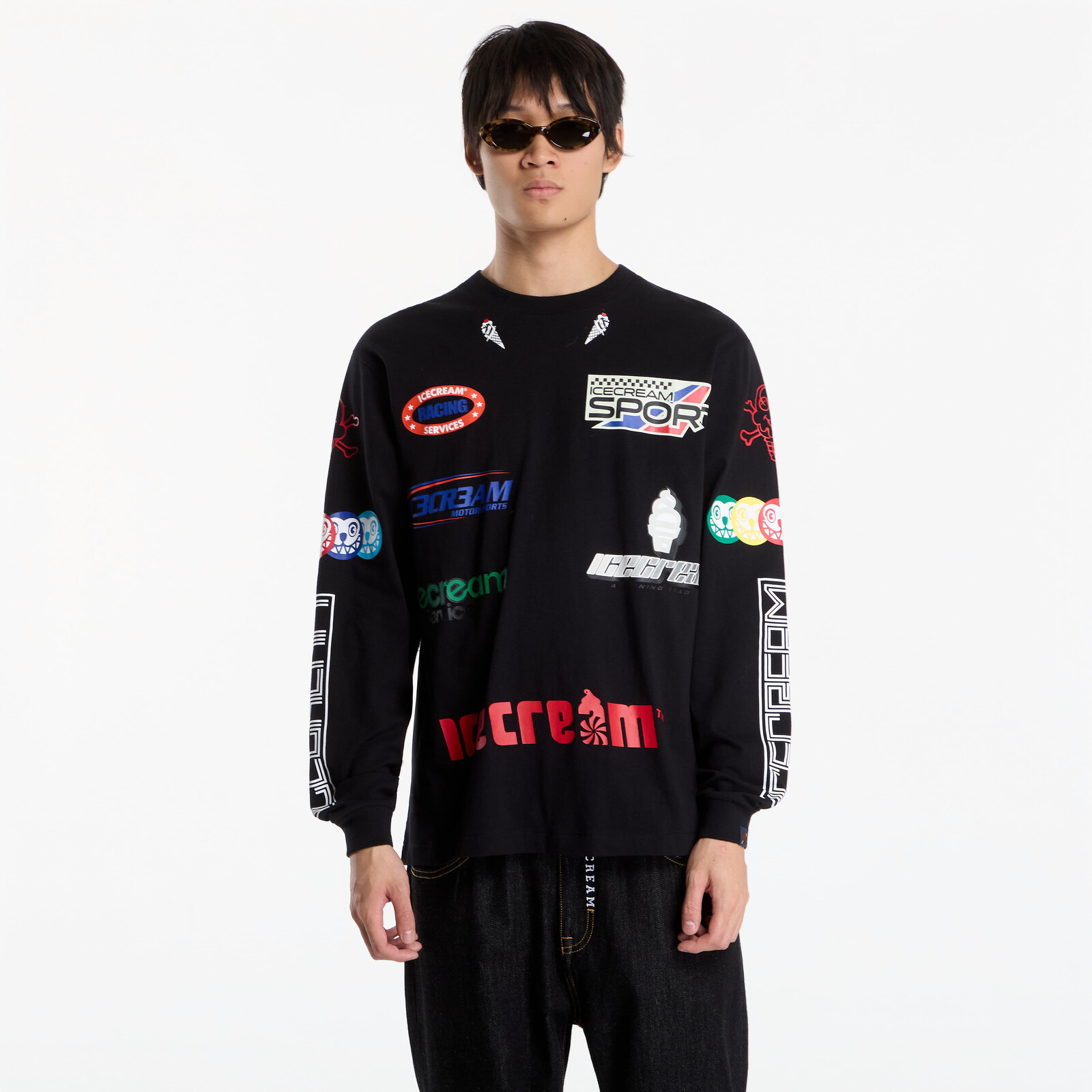 T-shirt Billionaire Boys Club Icecream Pit Crew Ls T-Shirt Black L