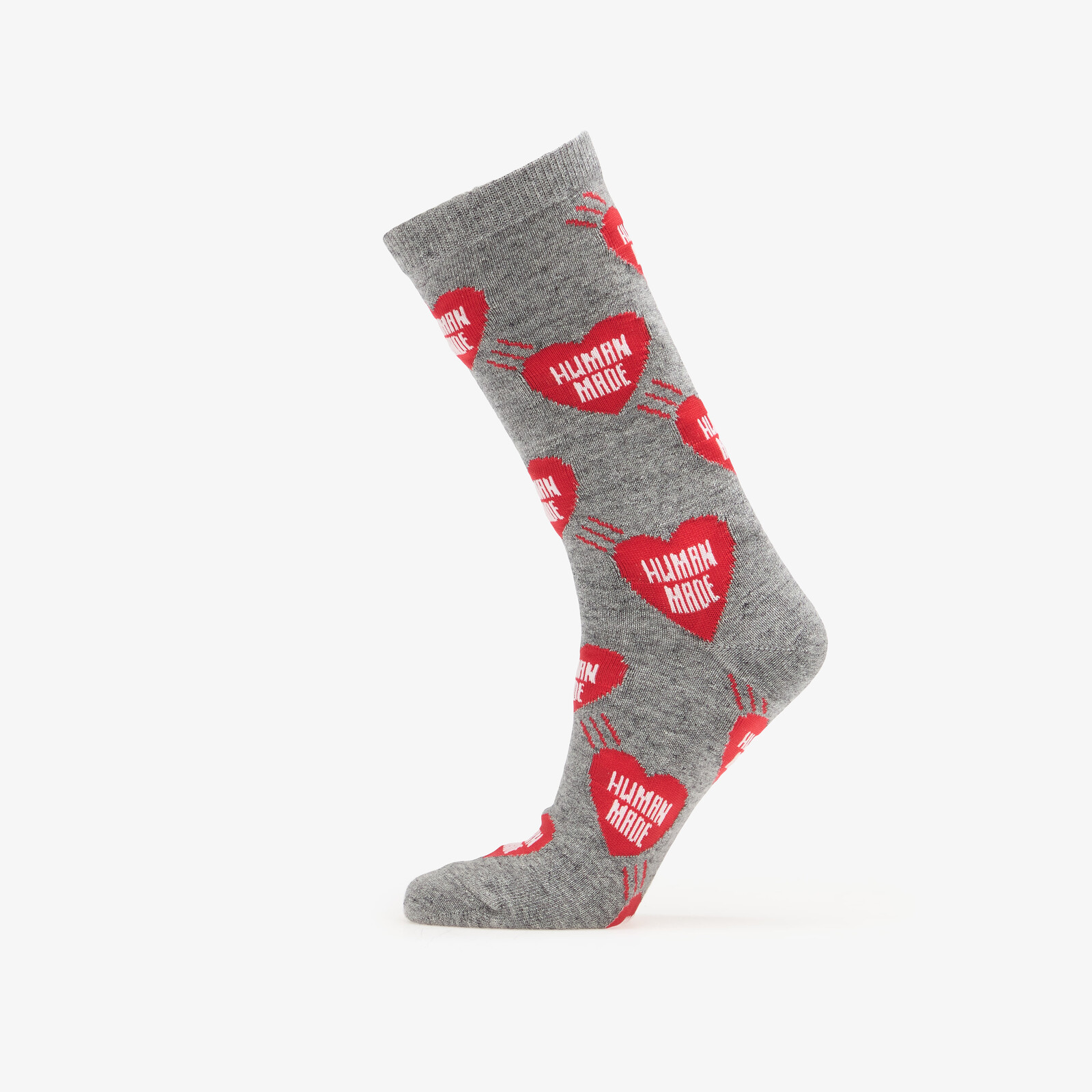 Human Made Heart Socks Gray L