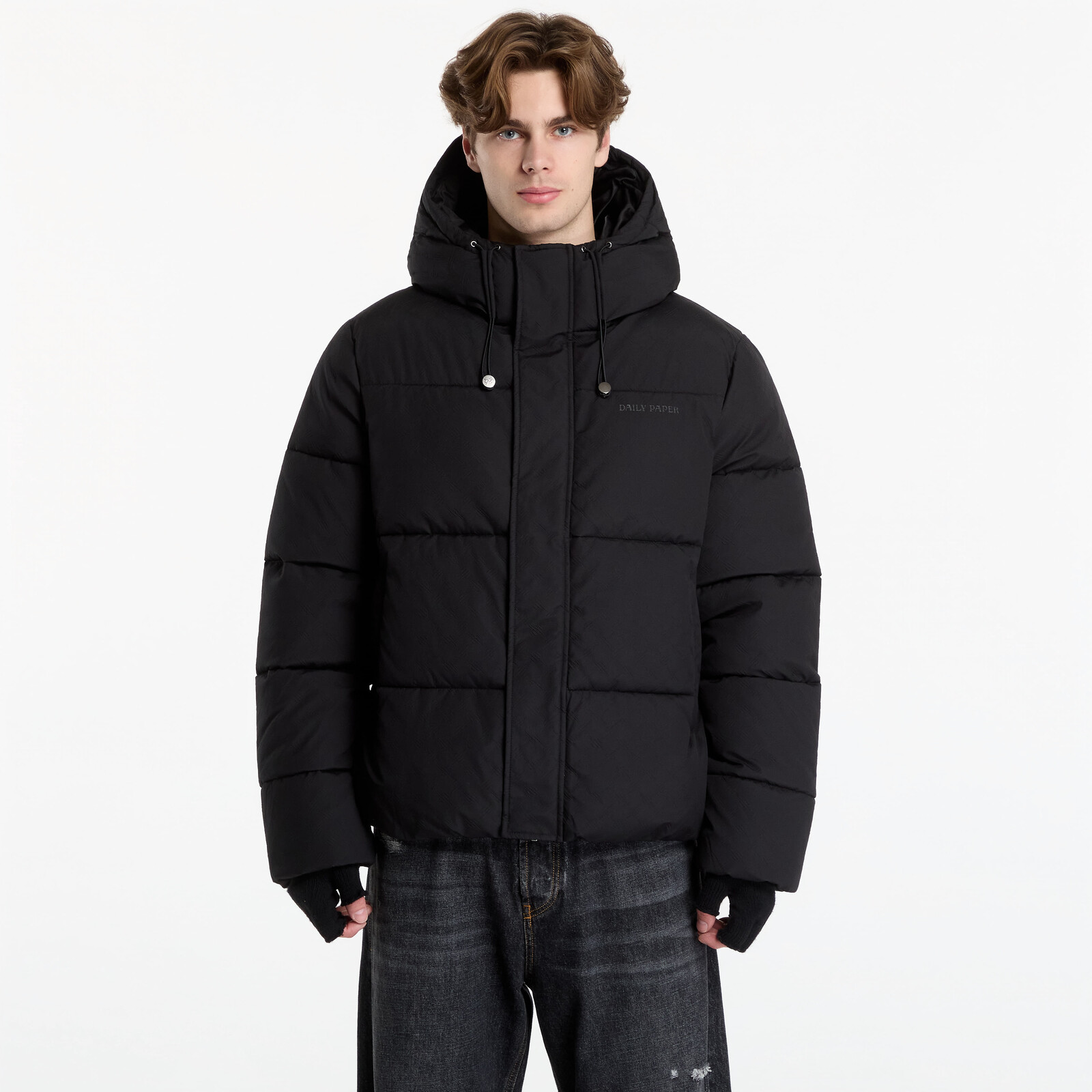 Jacket Daily Paper Sealed Monogram Puffer Jacket Black S