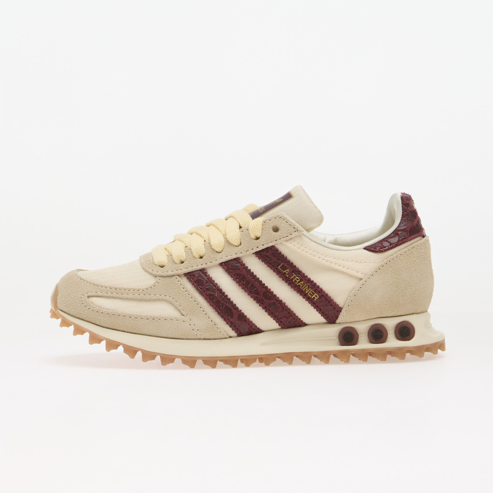 Sneakers adidas LA Trainer OG Warm Vanilla/ Shadow Red/ Gold Metallic UK 3.5