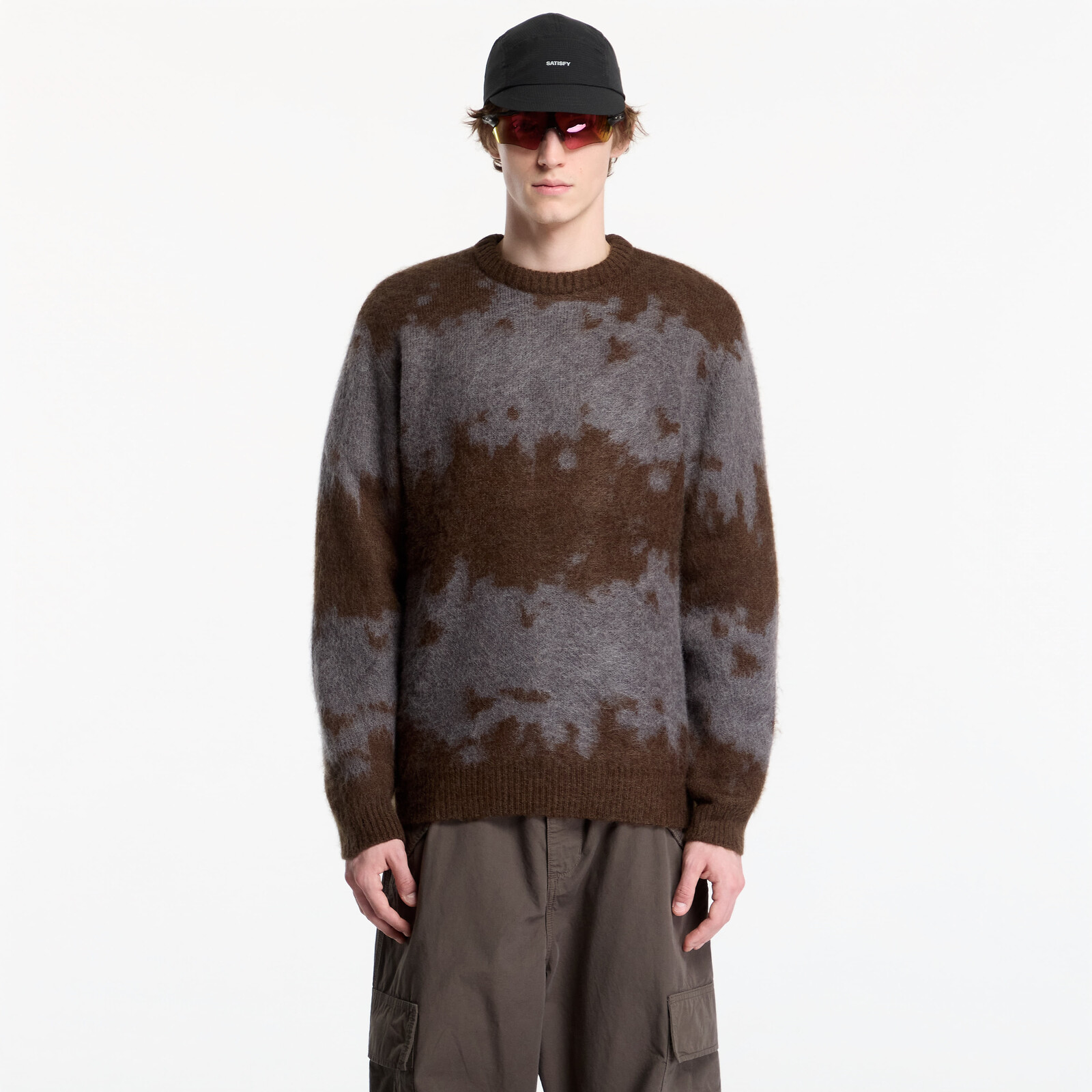 Sweater Gramicci Mohair Splatter Sweater Slate Splatter S