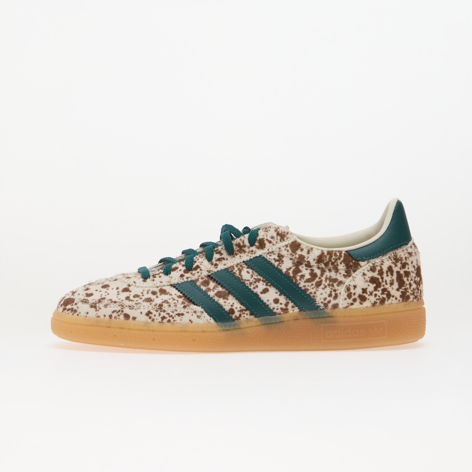 adidas Handball Spezial Off White/ Rich Green/ Dark Brown 6.5