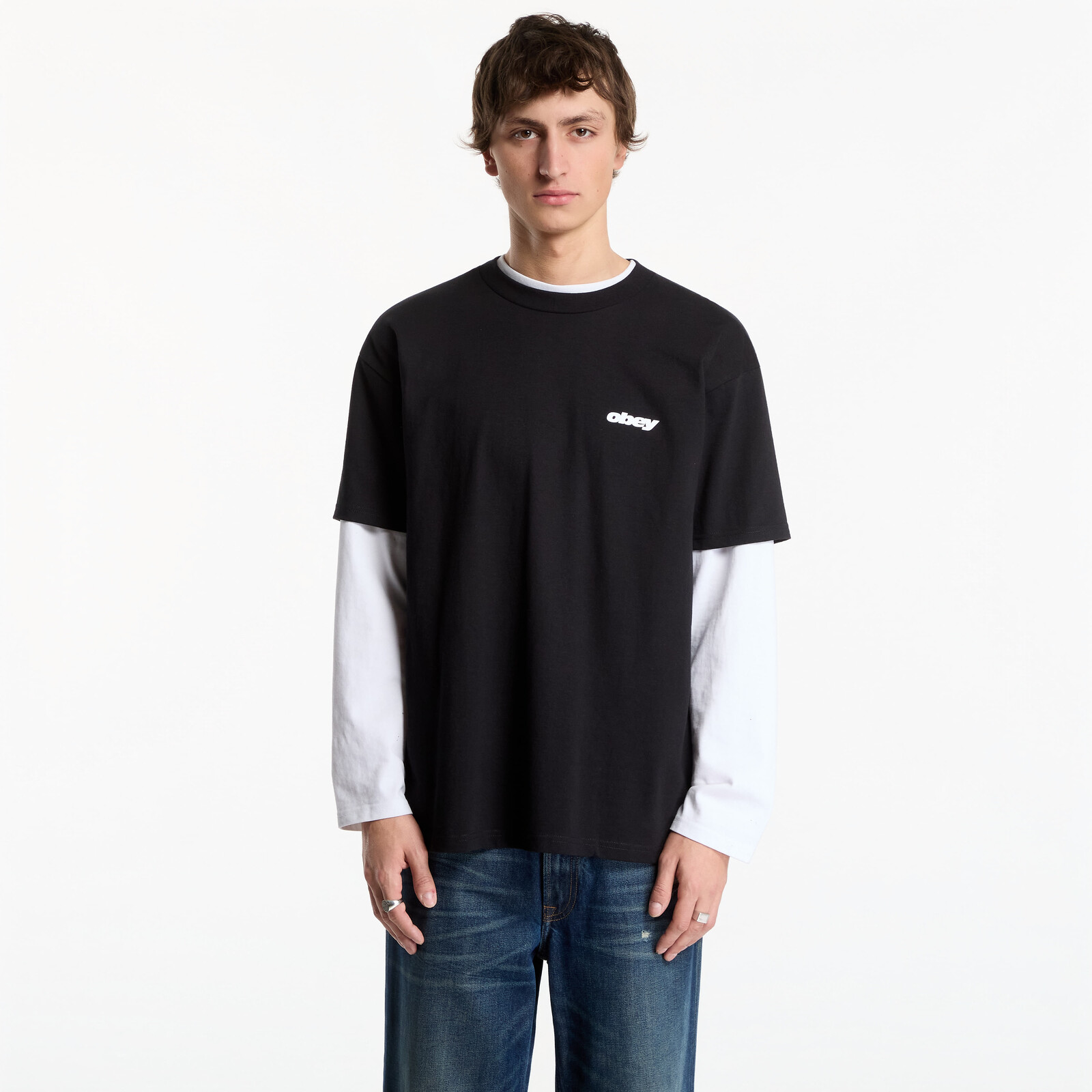 T-shirt Obey VHS Black M