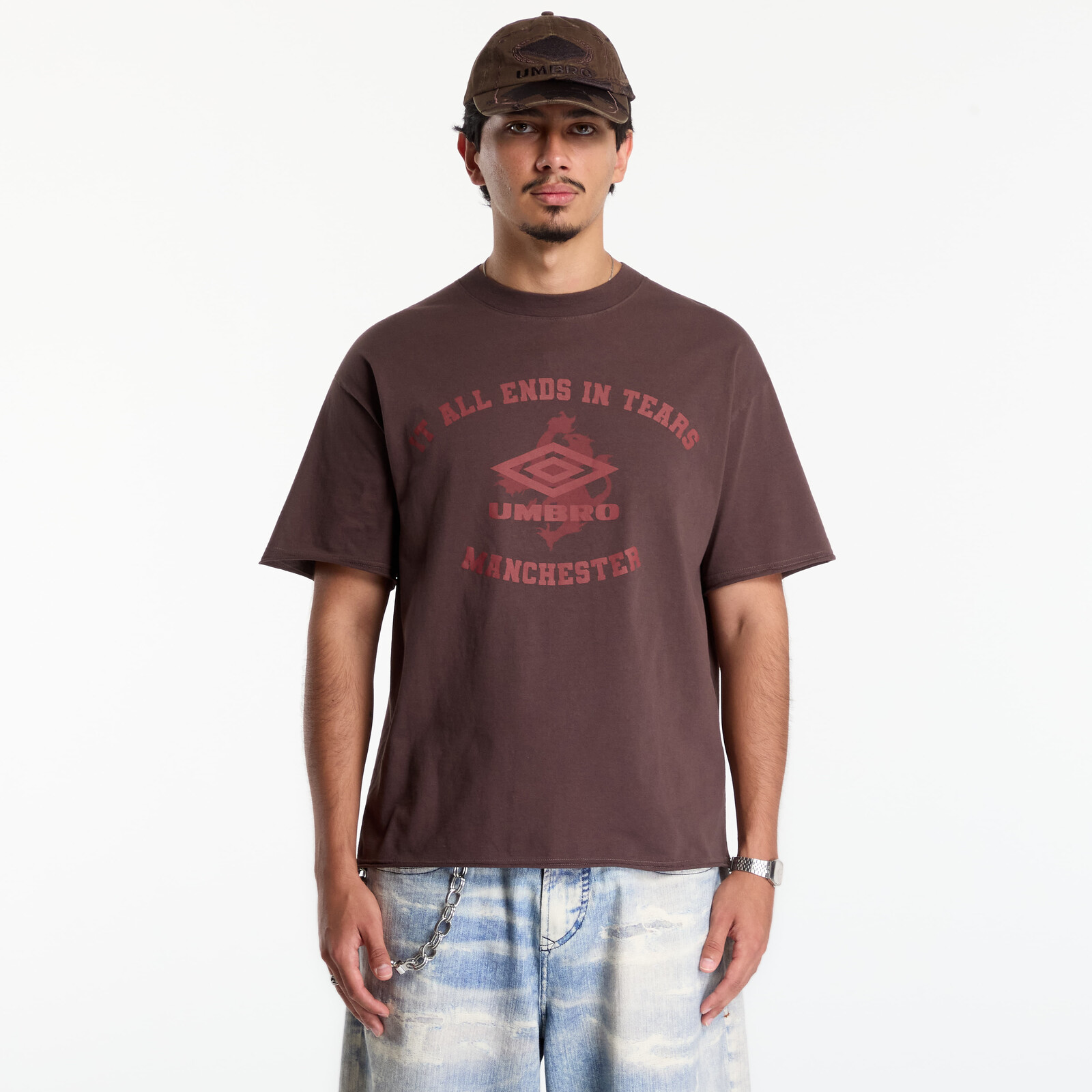 T-shirt Umbro It All Ends In Tears T Shirt Plum S