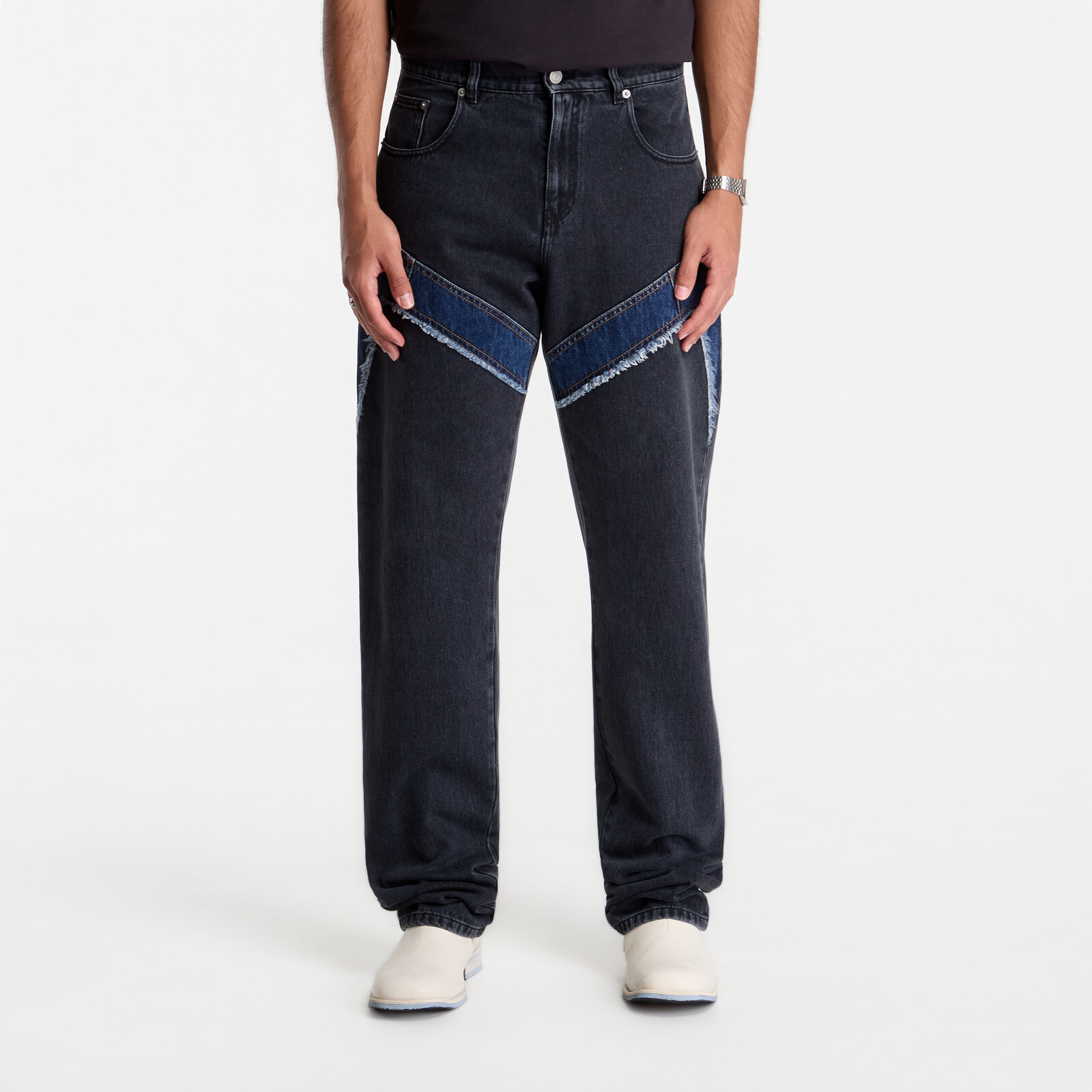 Pants Umbro Mended Denim Black XL