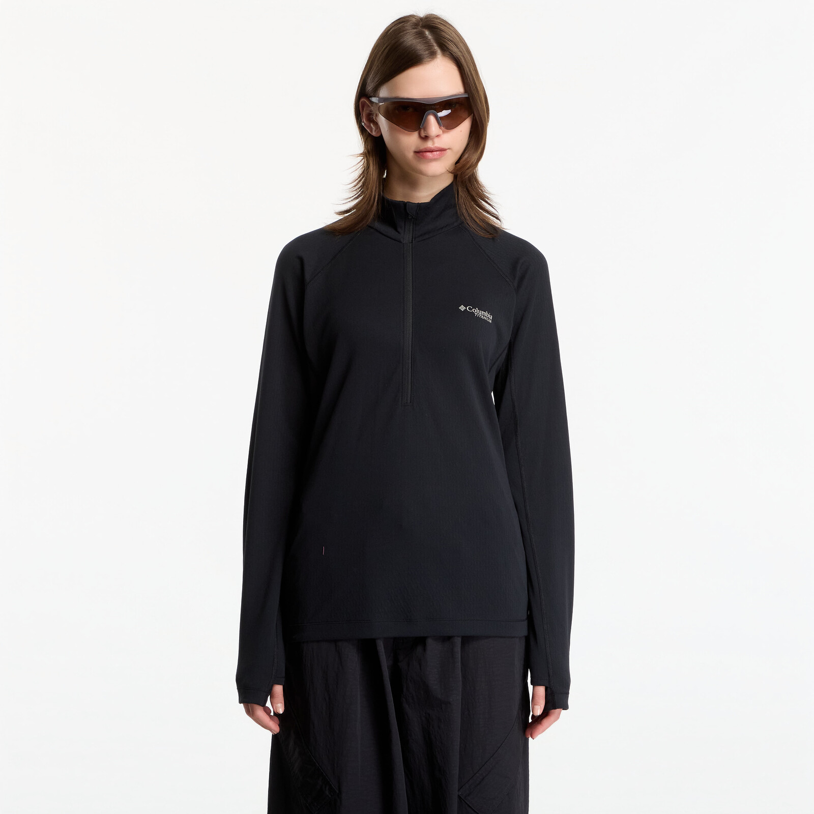 T-shirt Columbia DriVenture™ Half Zip Black XS