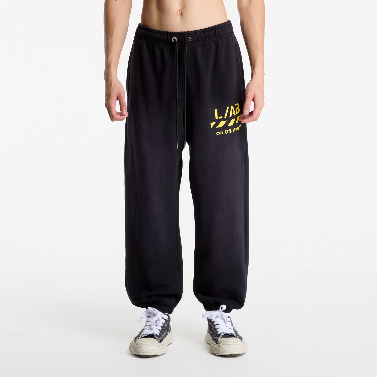 Pants L/AB c/o Off-White™ Diag Garment Wash Jogger Black M