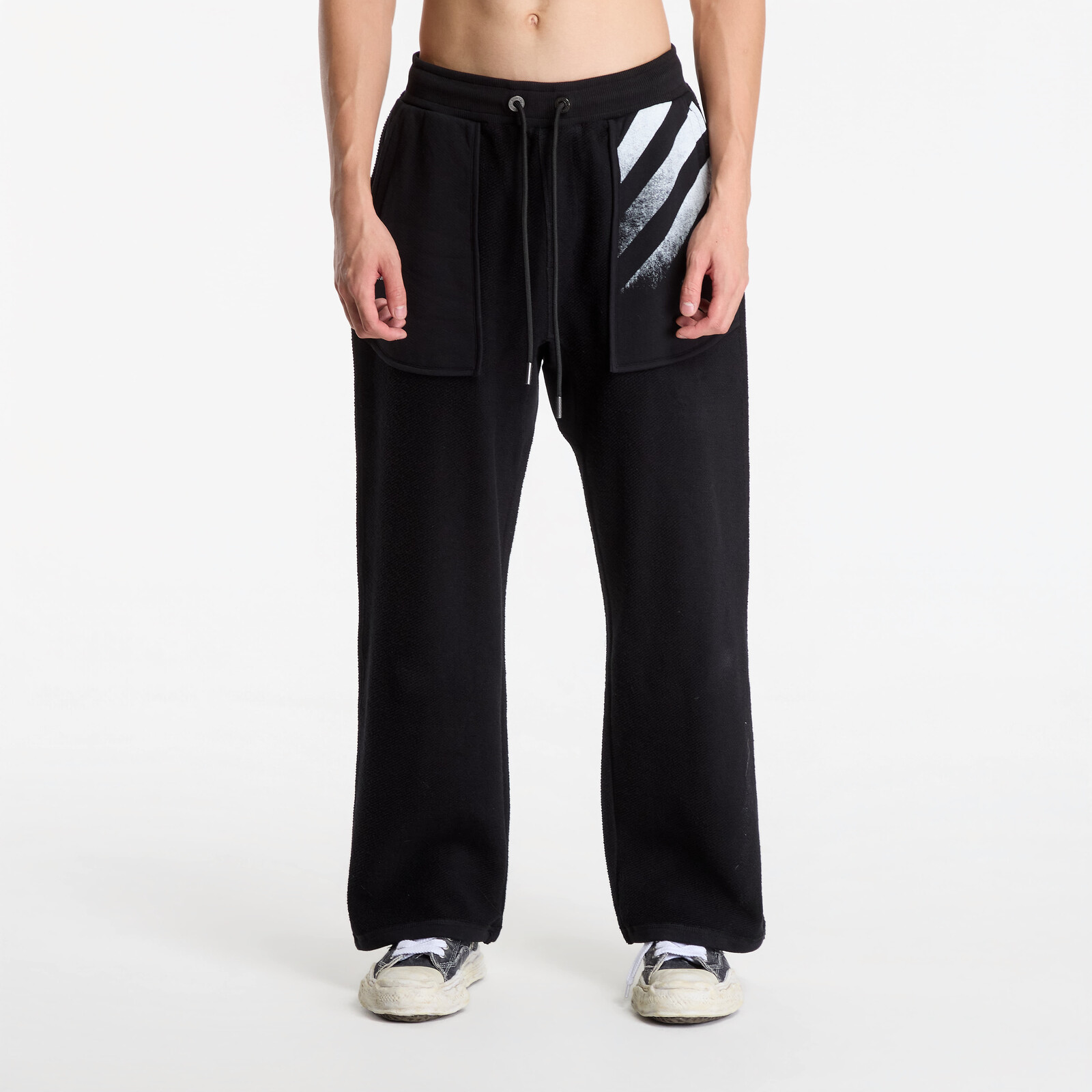 Pants L/AB c/o Off-White™ Reverse Open Hem Pant Black S