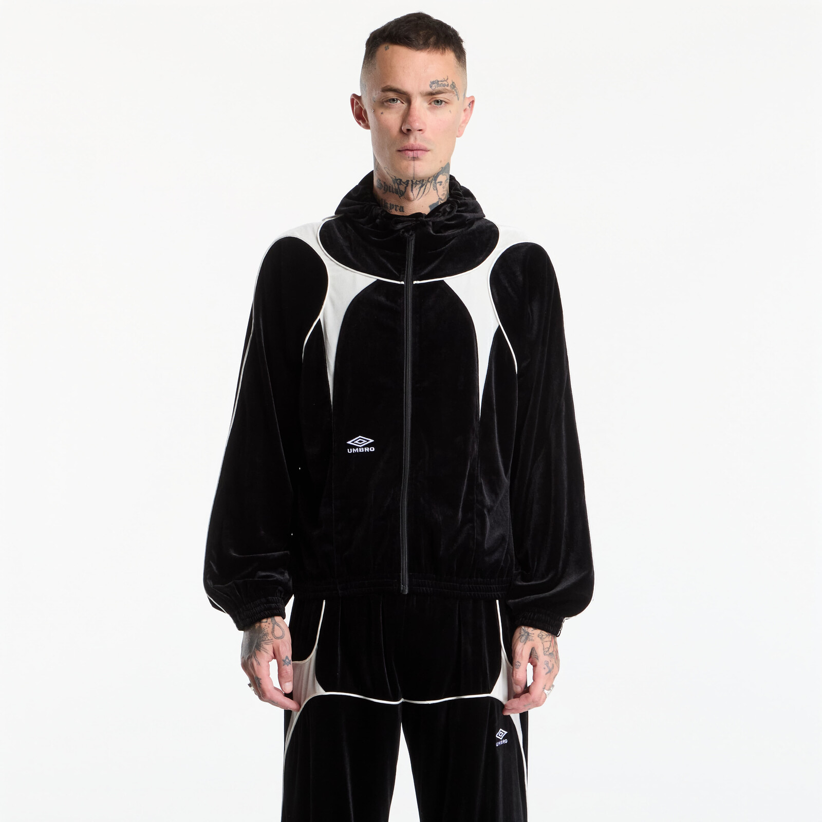 Jacket Umbro Velvet Jester Tracksuit Black M