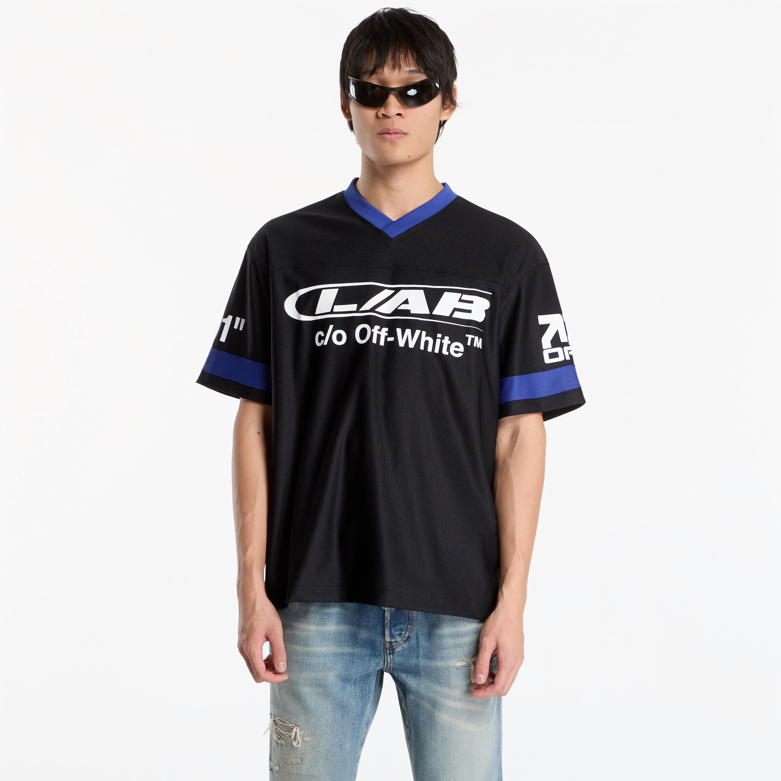 L/AB c/o Off-White™ Off Active Soccer Jersey Black M
