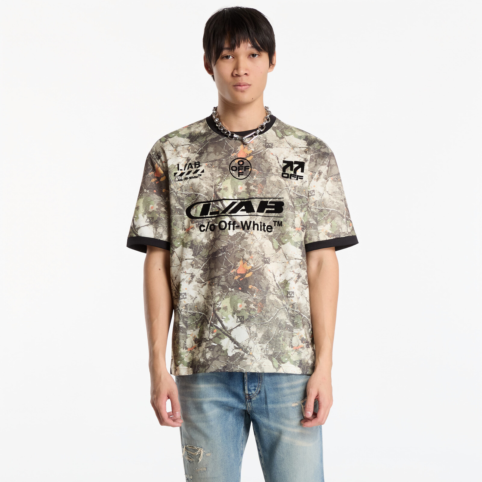 L/AB c/o Off-White™ Off Camo Soccer Jersey Camo M