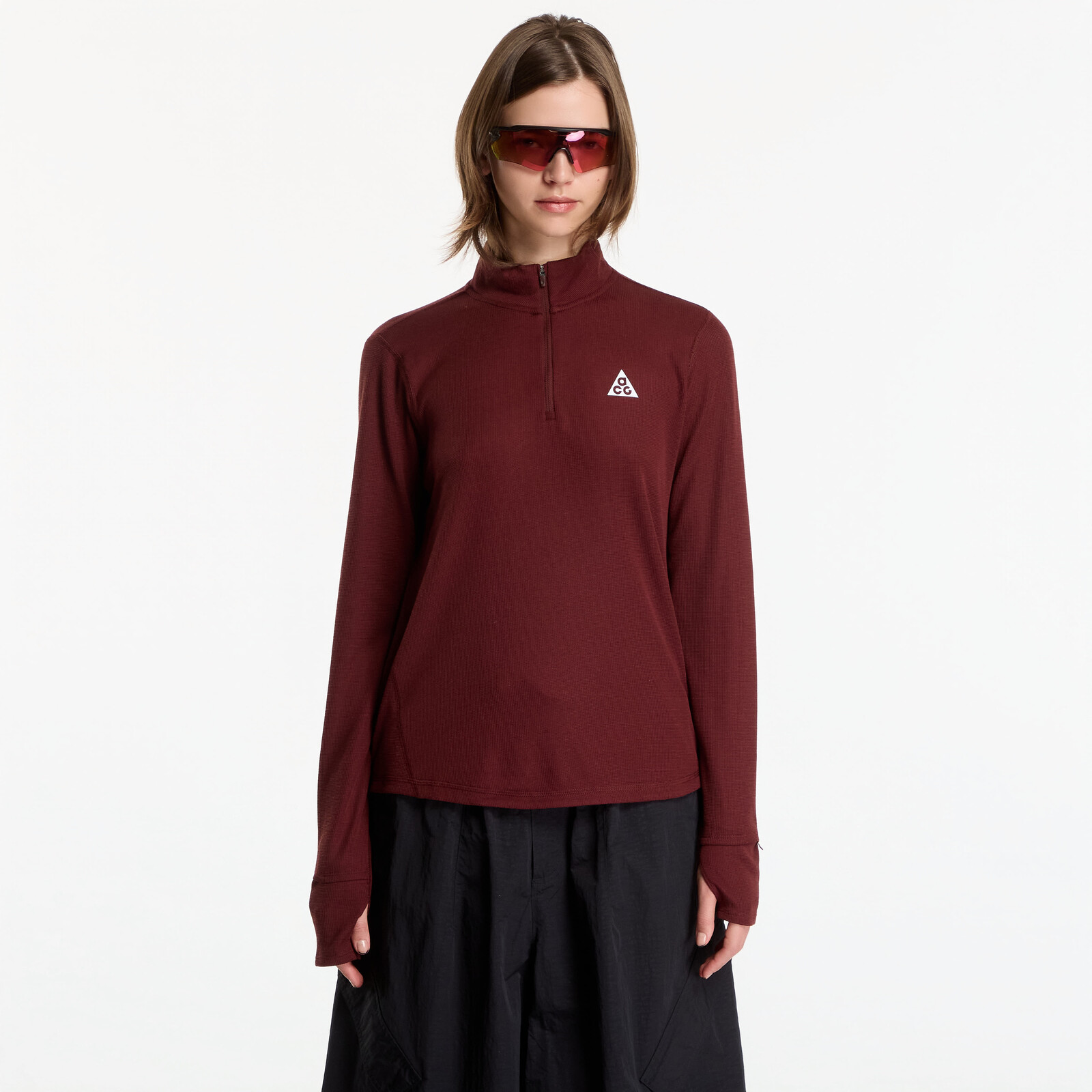 Sweatshirt Nike ACG Dri-FIT 1/2-Zip Trail Running Top Mystic Dates/ Mystic Dates/ Summit White XS