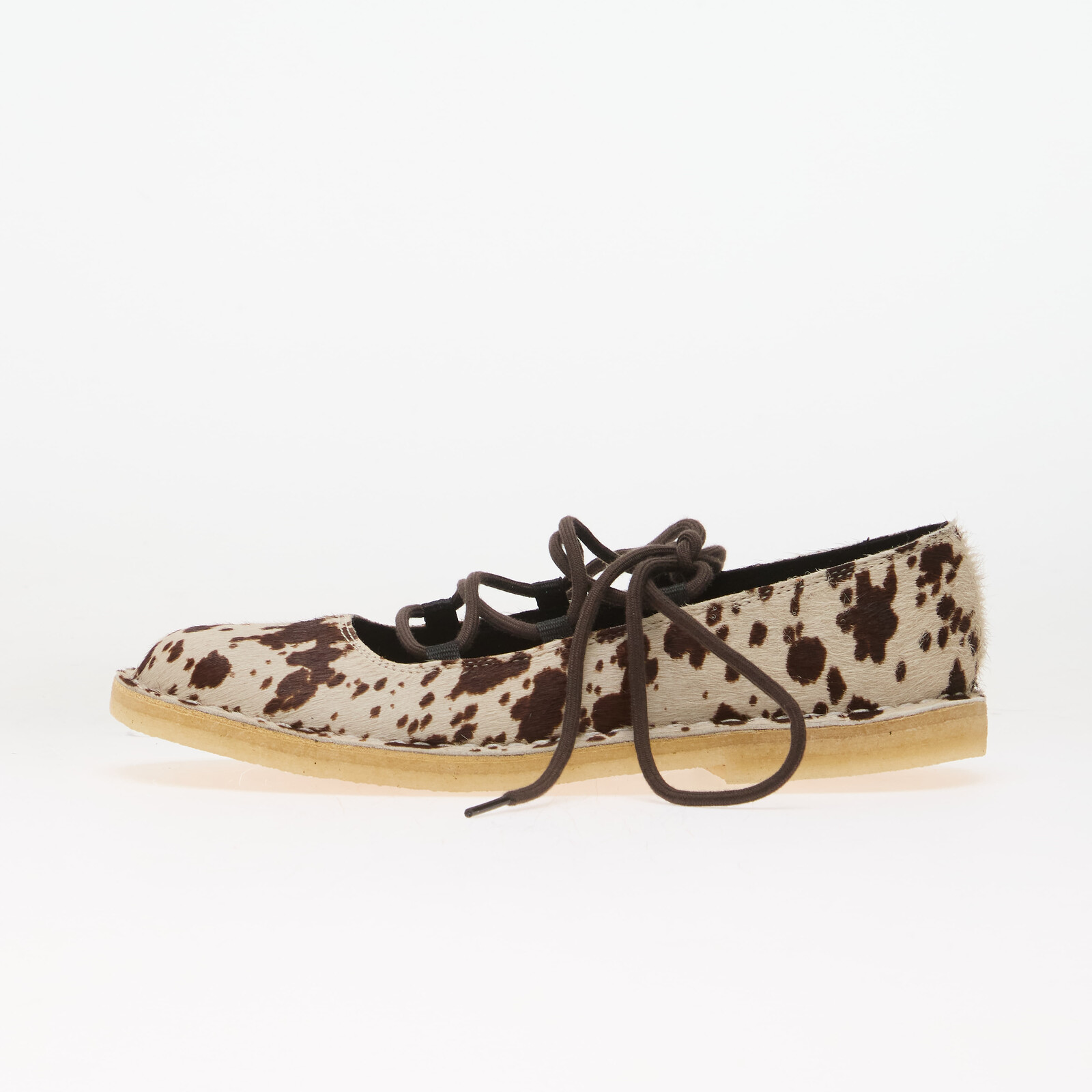 Sneakers Clarks DSRT Jane Lace Brown Cow Print UK 6