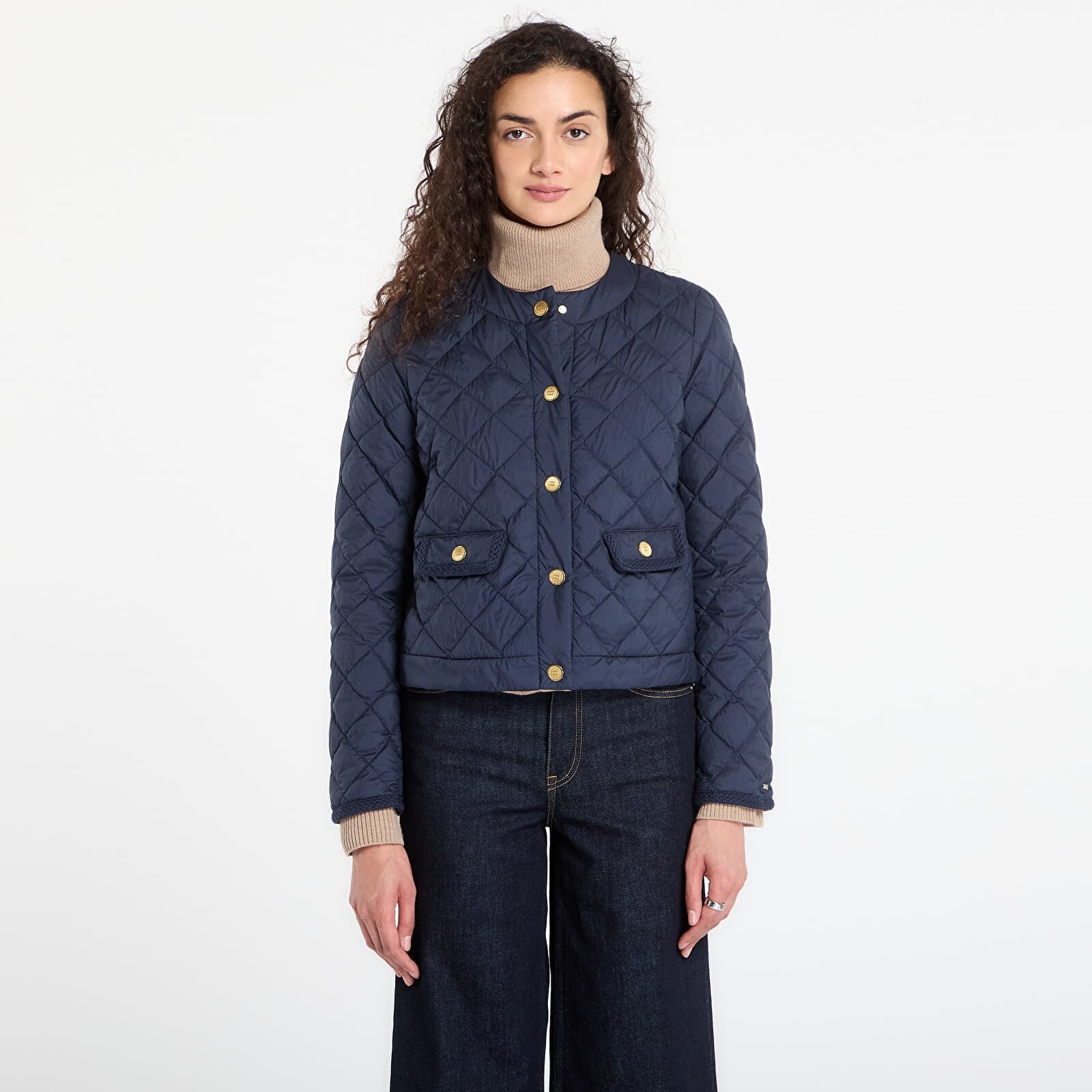 Jacket Tommy Hilfiger G/Button Quilted Reg Lady Jacket Dark Night Navy S