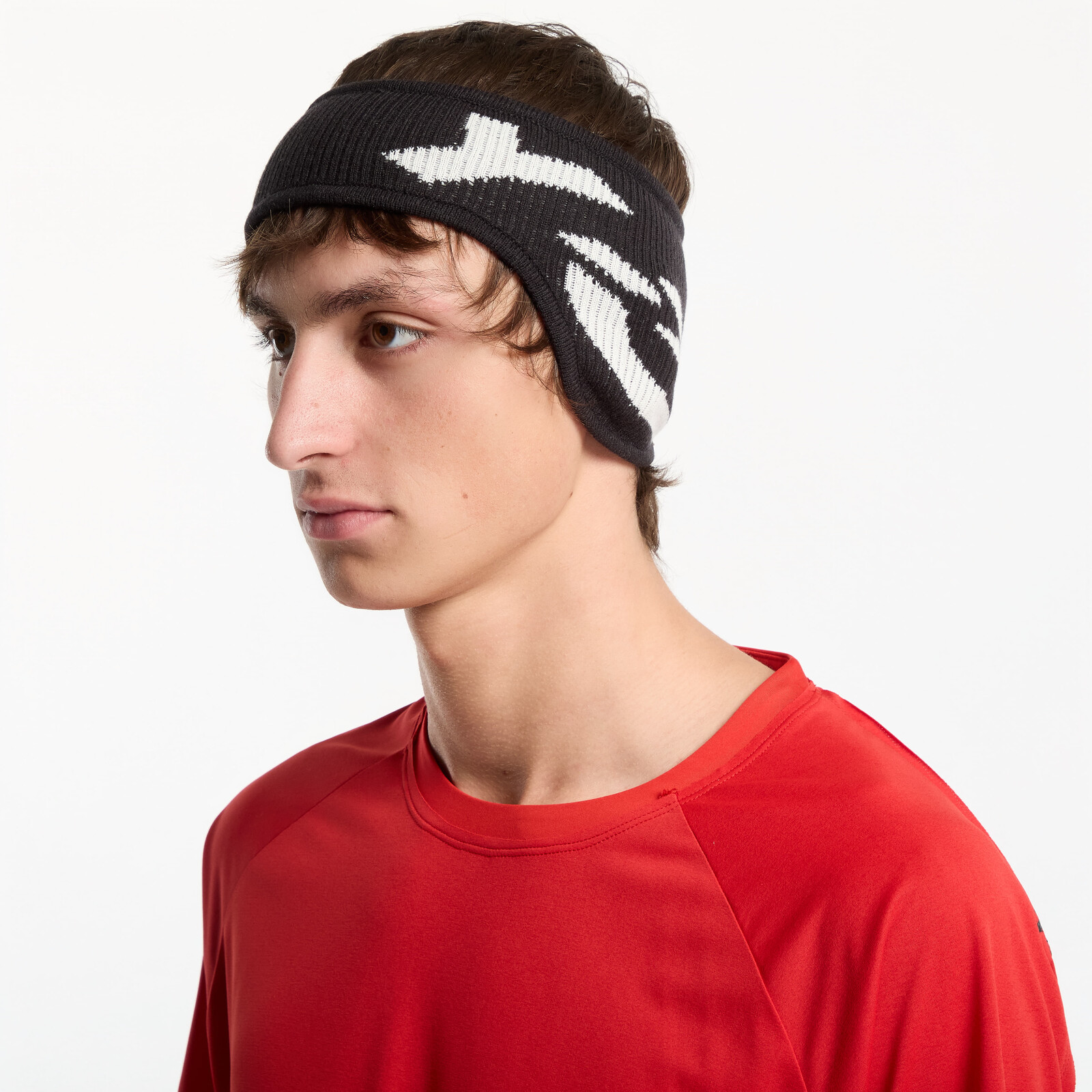 Y-3 Graphic Logo Headband Black/ Cream White L