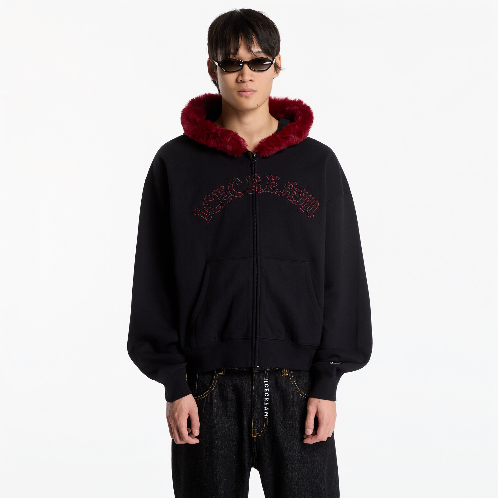 Sweatshirt Billionaire Boys Club Icecream Gothic Zip Through Hood Black S