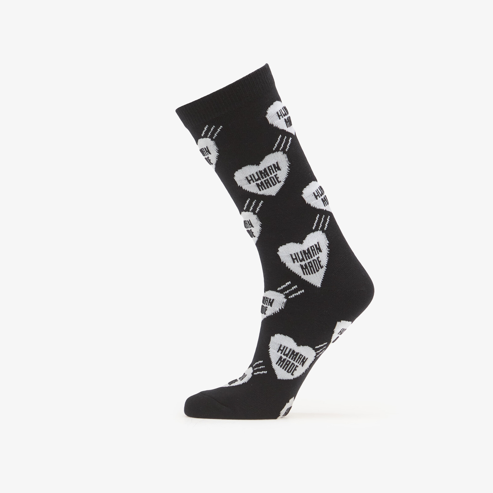 Human Made Heart Socks Black L