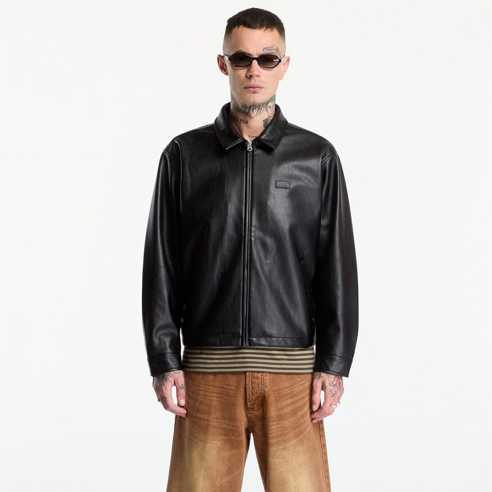 Jacket Obey Workman PU Jacket Black L