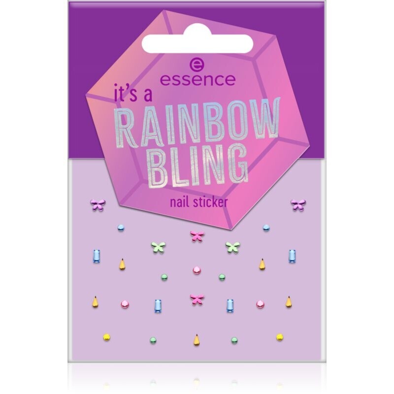 essence it's a RAINBOW BLING nail stickers 27 pc