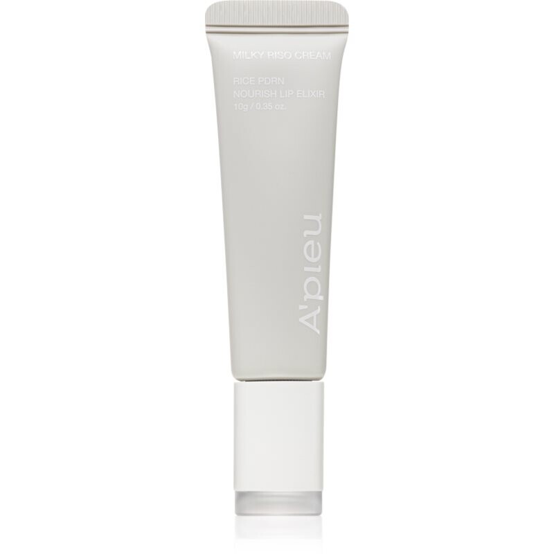 A’pieu Rice PDRN Nourish Lip Elixir tinted lip balm with nourishing effect shade 01 Milky Riso Cream 10 g