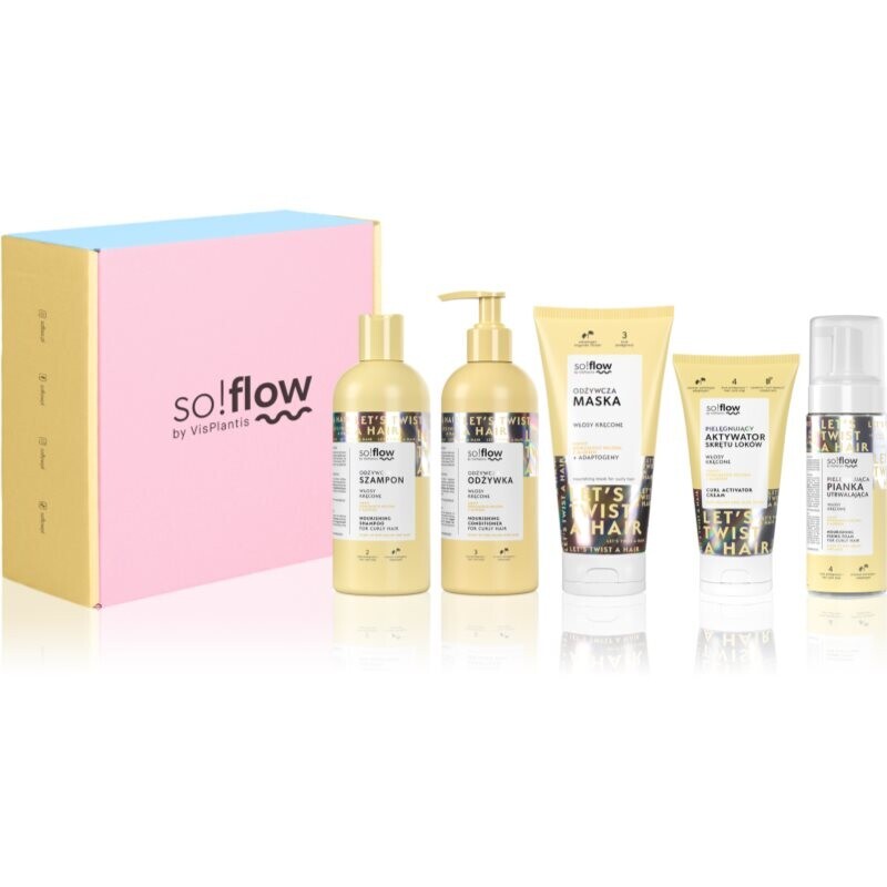 so!flow Curl Styling & Definition Set gift set for curly hair